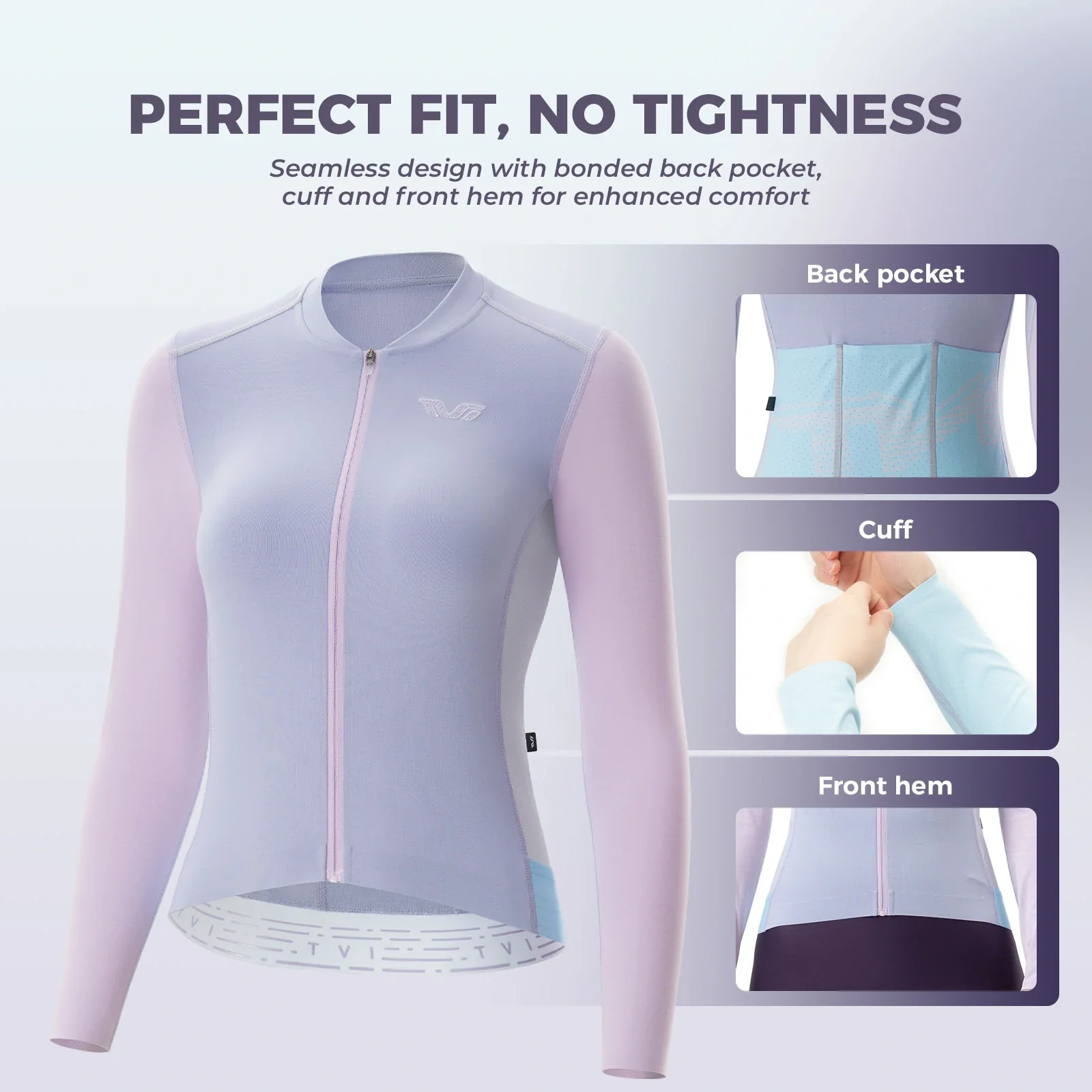 Women Cycling Jersey Breathable Moisture  Long Sleeve - Image 7