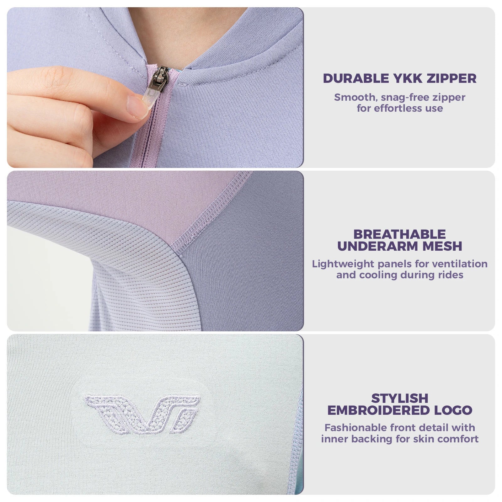 Women Cycling Jersey Breathable Moisture  Long Sleeve - Image 9