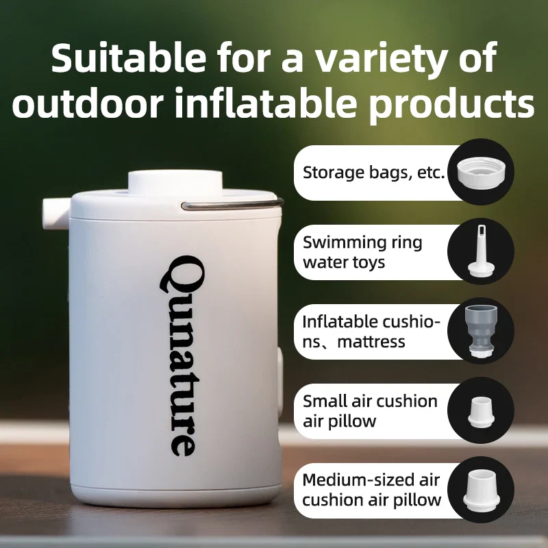 4KPa Mini Electric Rechargeable Air Pump for Inflatables - Image 3