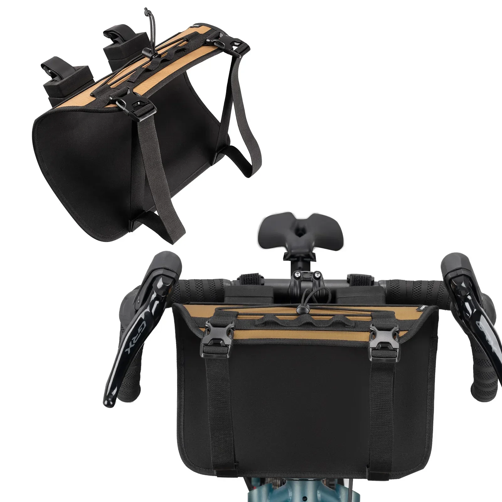Adjustable Handlebar Cradle Bike Bag Carrier for Bikepacking - Image 6