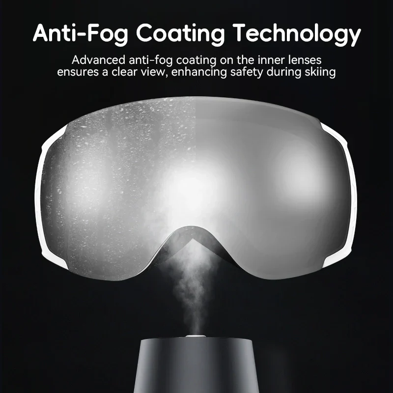 Anti-Fog Ski Goggles UV400 Protection Double-Layer Lenses for Clear View - Image 10