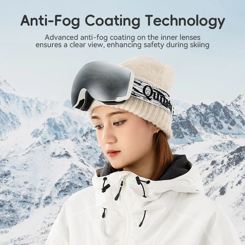 Anti-Fog Ski Goggles UV400 Protection Double-Layer Lenses for Clear View - Image 11