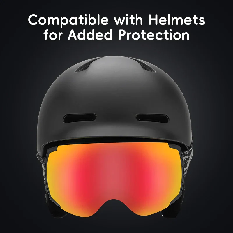 Anti-Fog Ski Goggles UV400 Protection Double-Layer Lenses for Clear View - Image 7