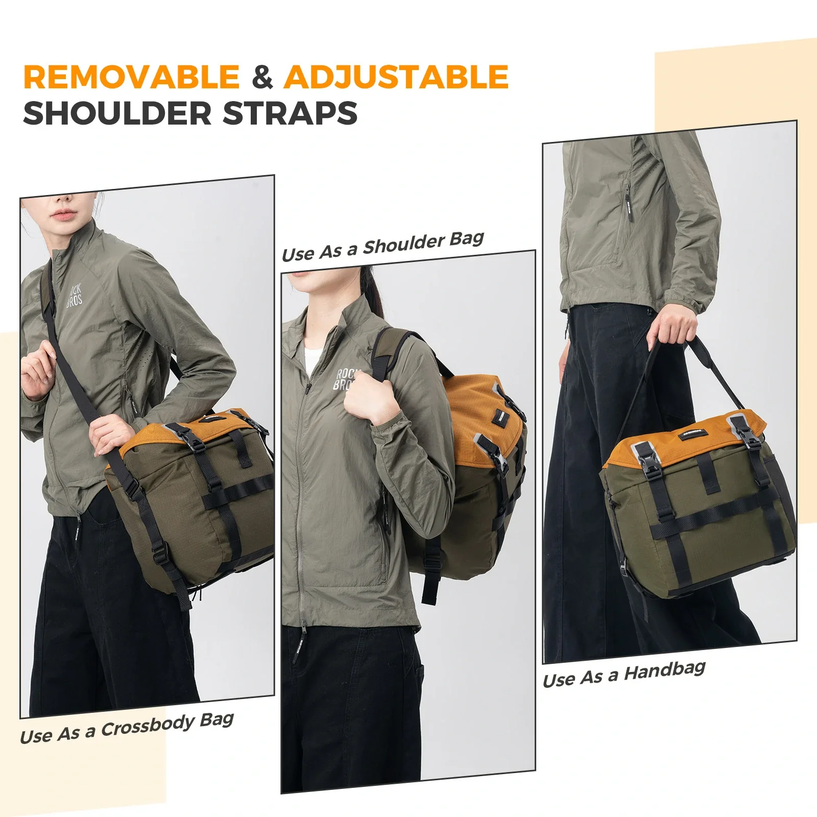 Qunature Bike Handlebar Bag Waterproof 24L - Image 6