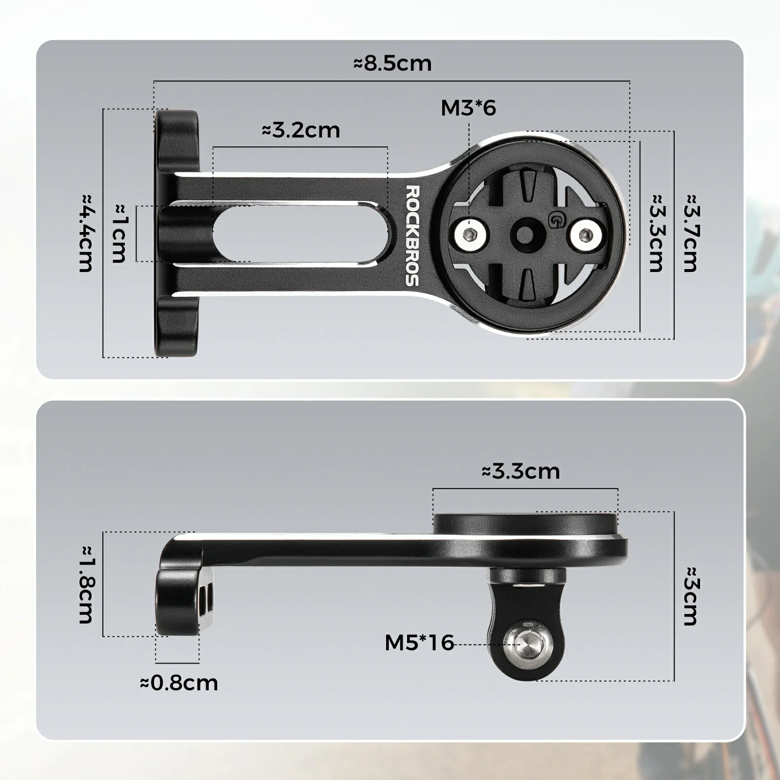 Bike Computer Mount with Garmin & Bryton Compatibility - Image 4