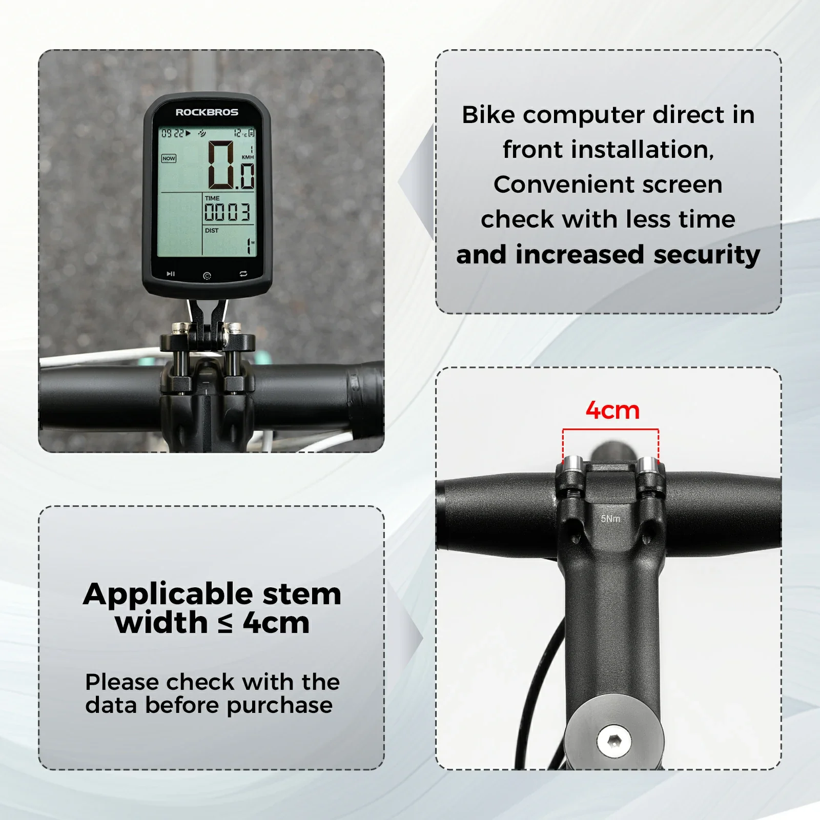 Bike Computer Mount with Garmin & Bryton Compatibility - Image 6