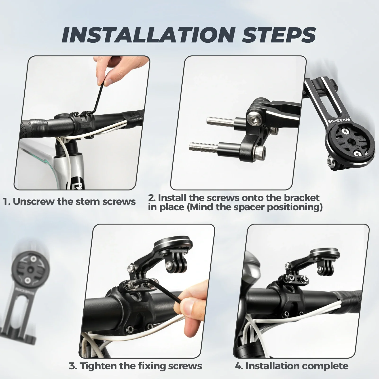 Bike Computer Mount with Garmin & Bryton Compatibility - Image 7