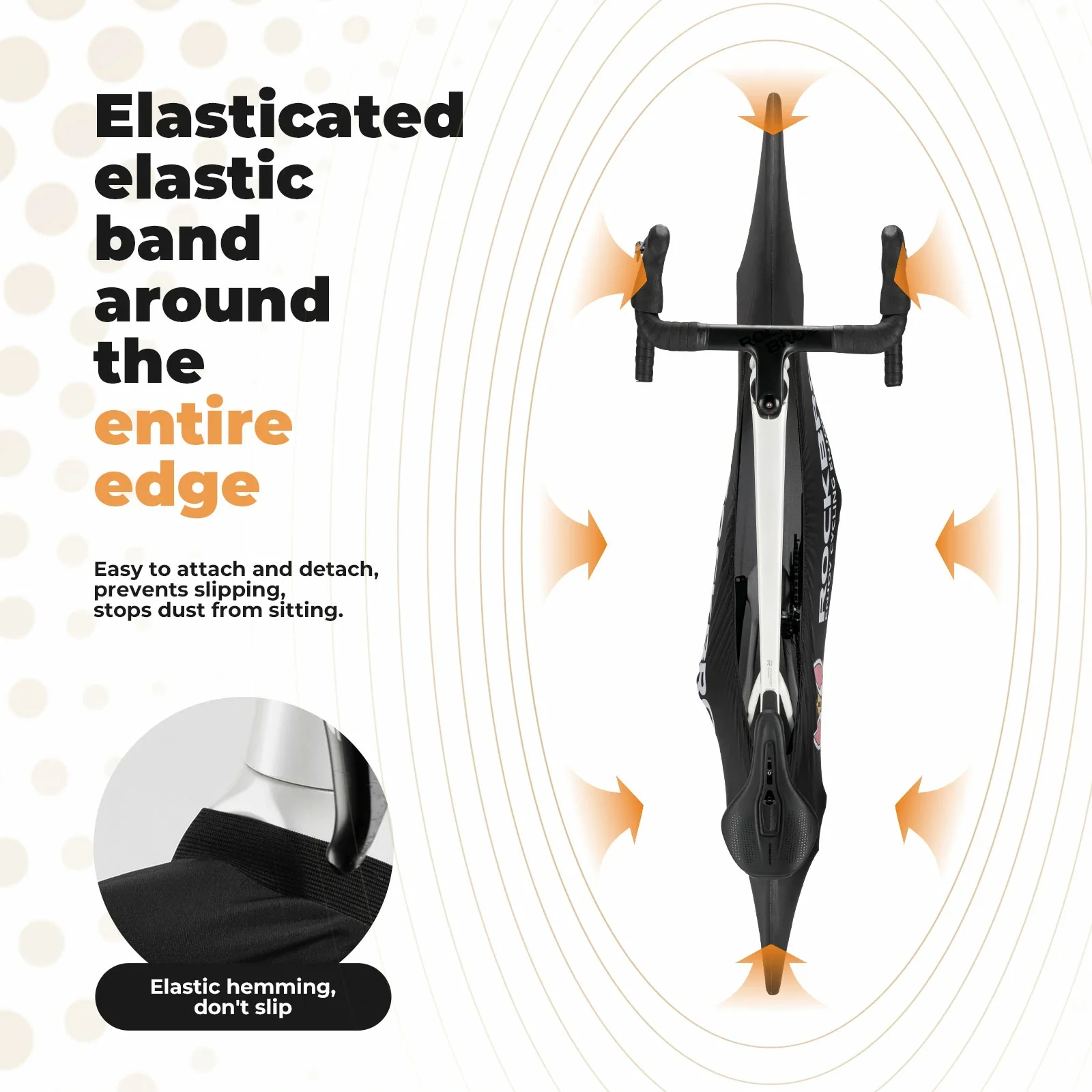 Bike Cover Dustproof Elastic Bicycle Storage Bag - Image 4