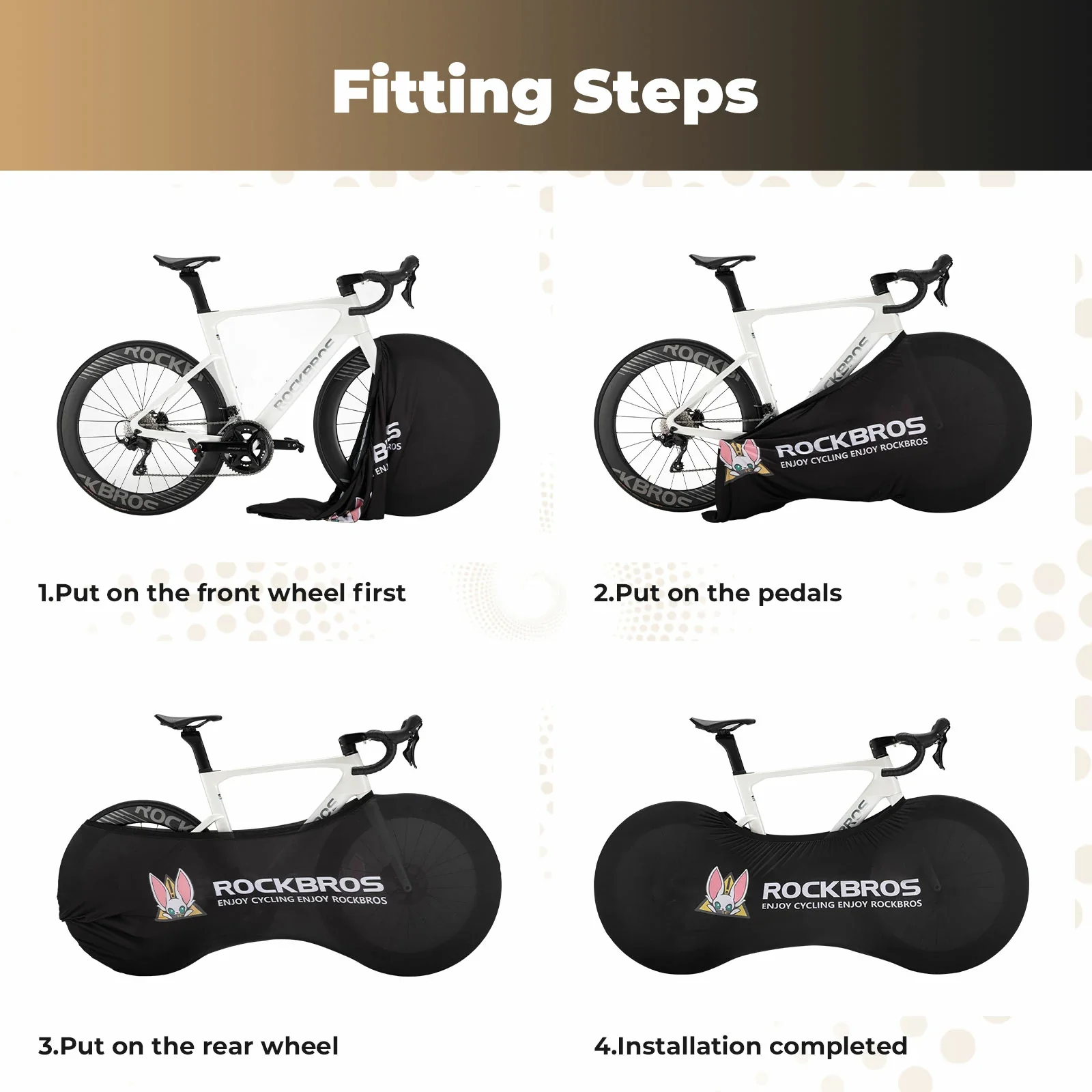 Bike Cover Dustproof Elastic Bicycle Storage Bag - Image 5