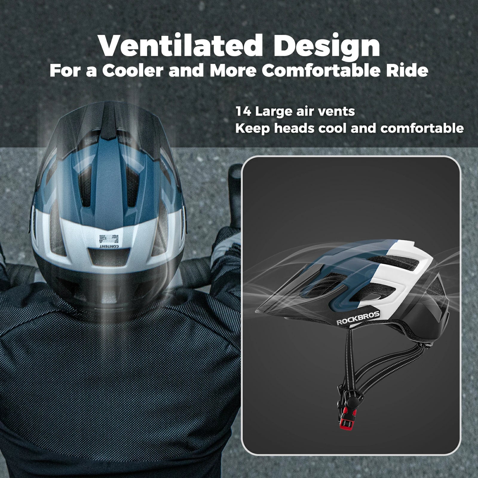 Bike Helmet Adult 58-62cm Safe Lightweight for Road & MTB - Image 11