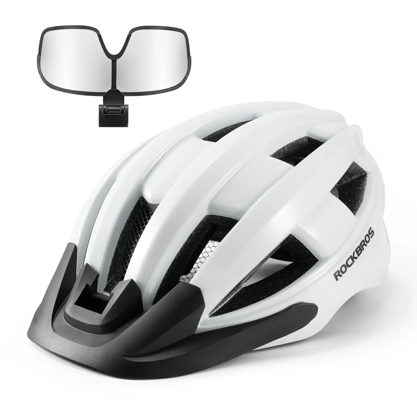 Bike Helmet with Photochromic Visor USB Rechargeable Tail Light - Image 4