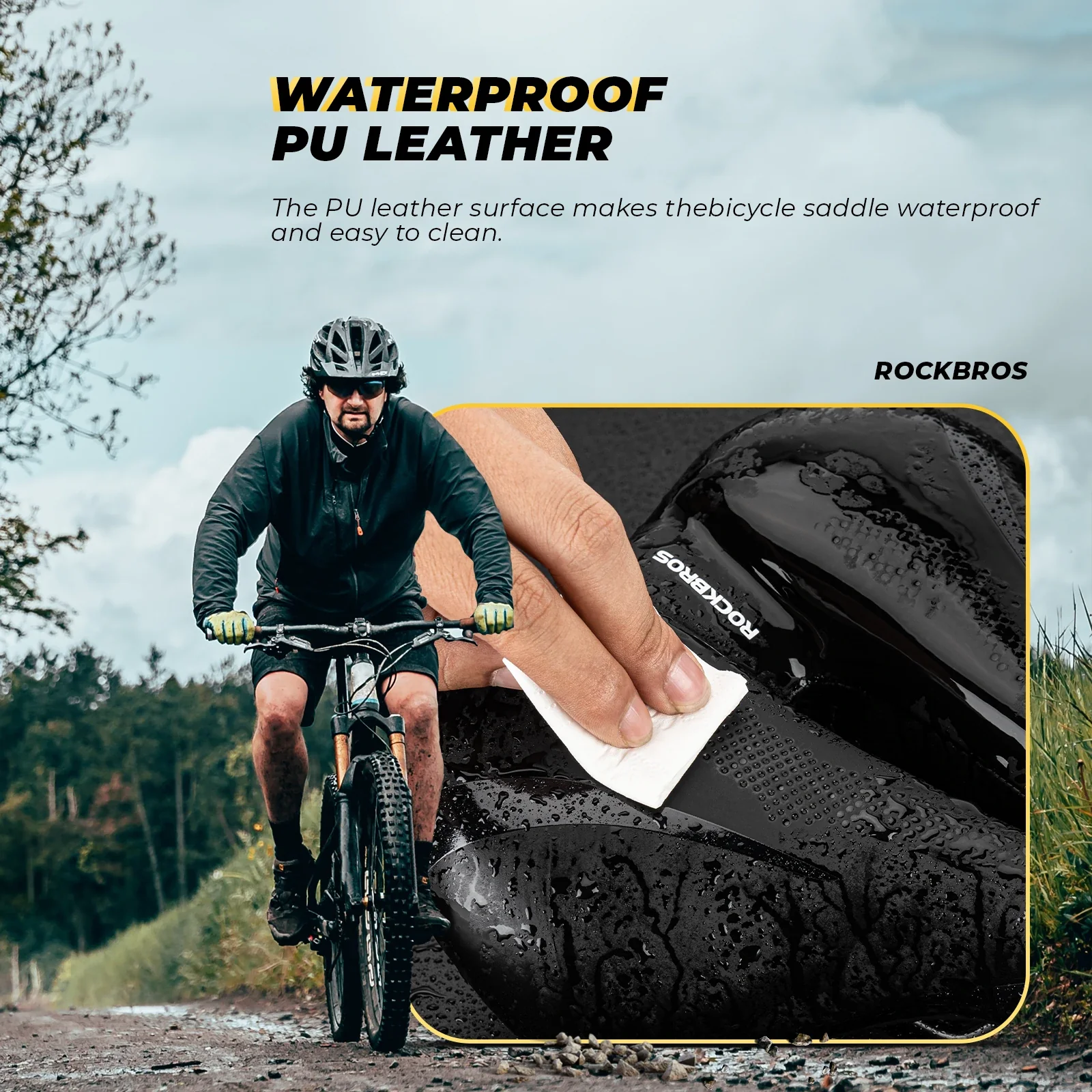 Bike Seat Cushion Comfortable Mountain Bike Saddle - Image 6