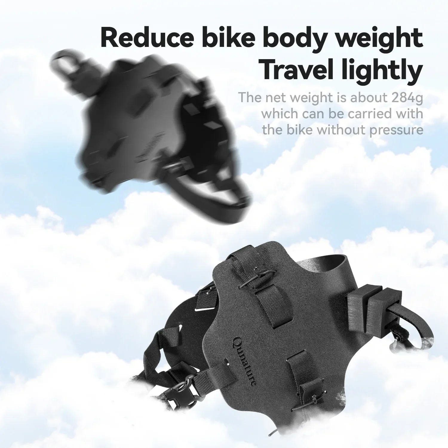 Bike Rear Rack with Waterproof Compression Bag for Bikepacking - Image 5