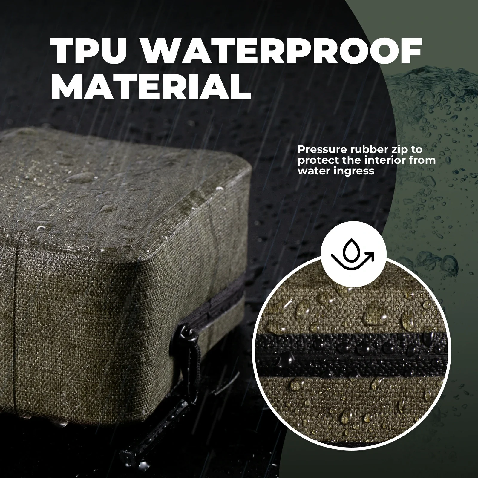 Compact Waterproof Bike Saddle Bag for Tools & Essentials - Image 11