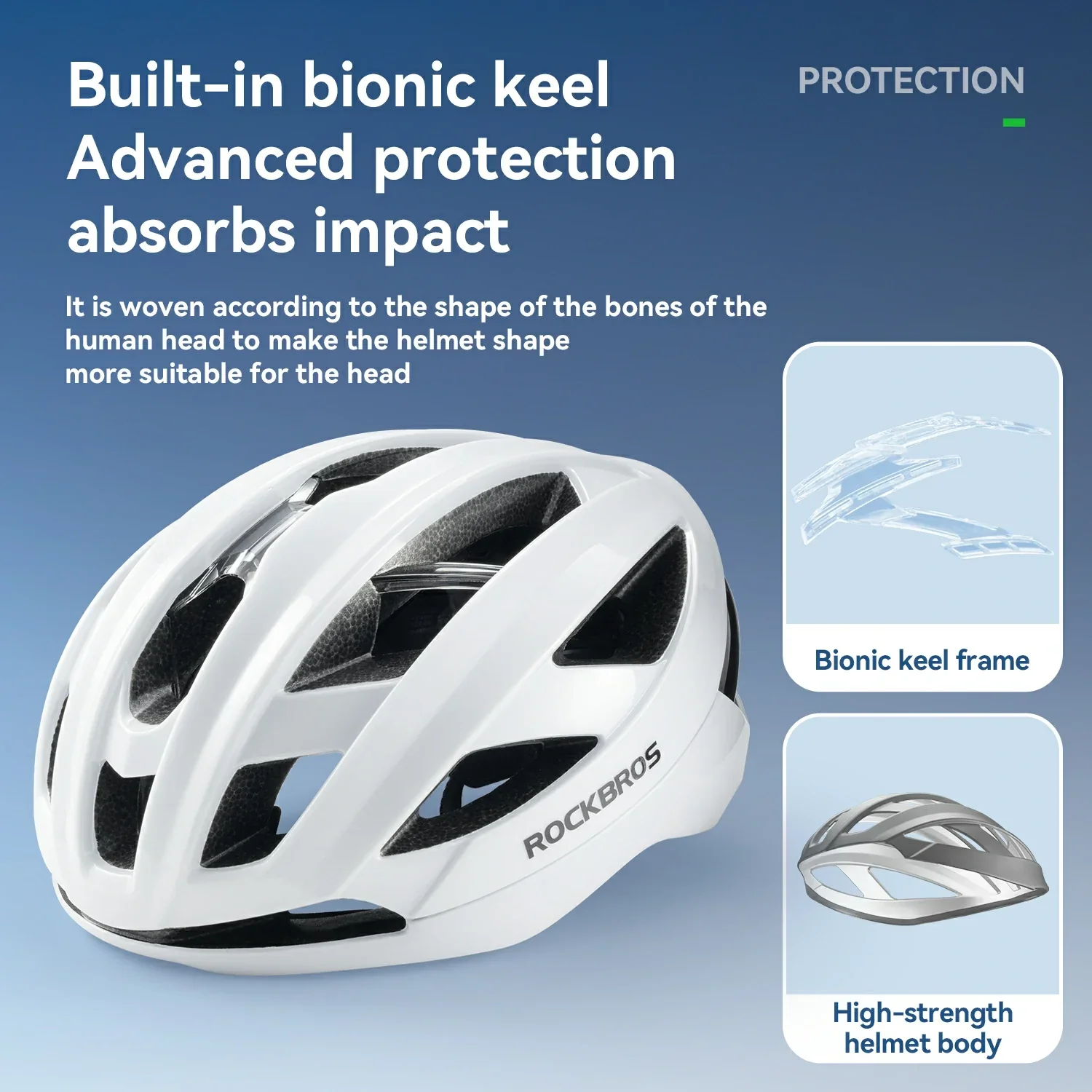ROCKBROS Cycling Helmet Bionic Support  LK-69 - Image 15