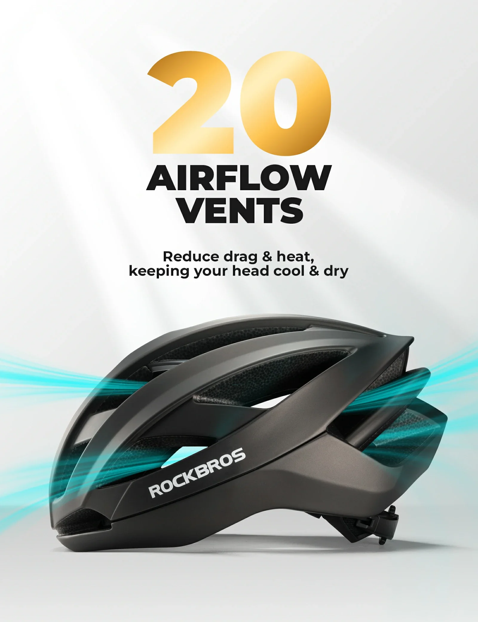 ROCKBROS Cycling Helmet Bionic Support  LK-69 - Image 22