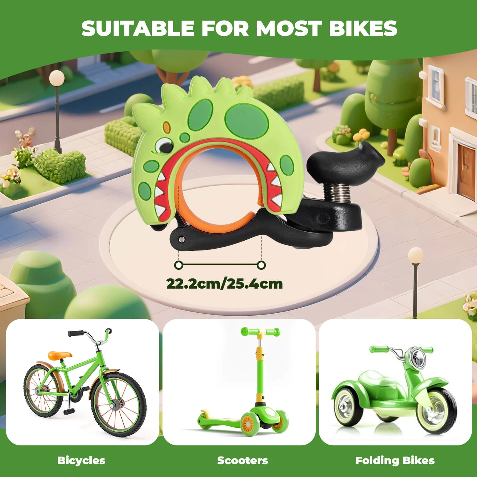 Detachable Full Face Helmet M Size & Cartoon Ring Bell - Image 13