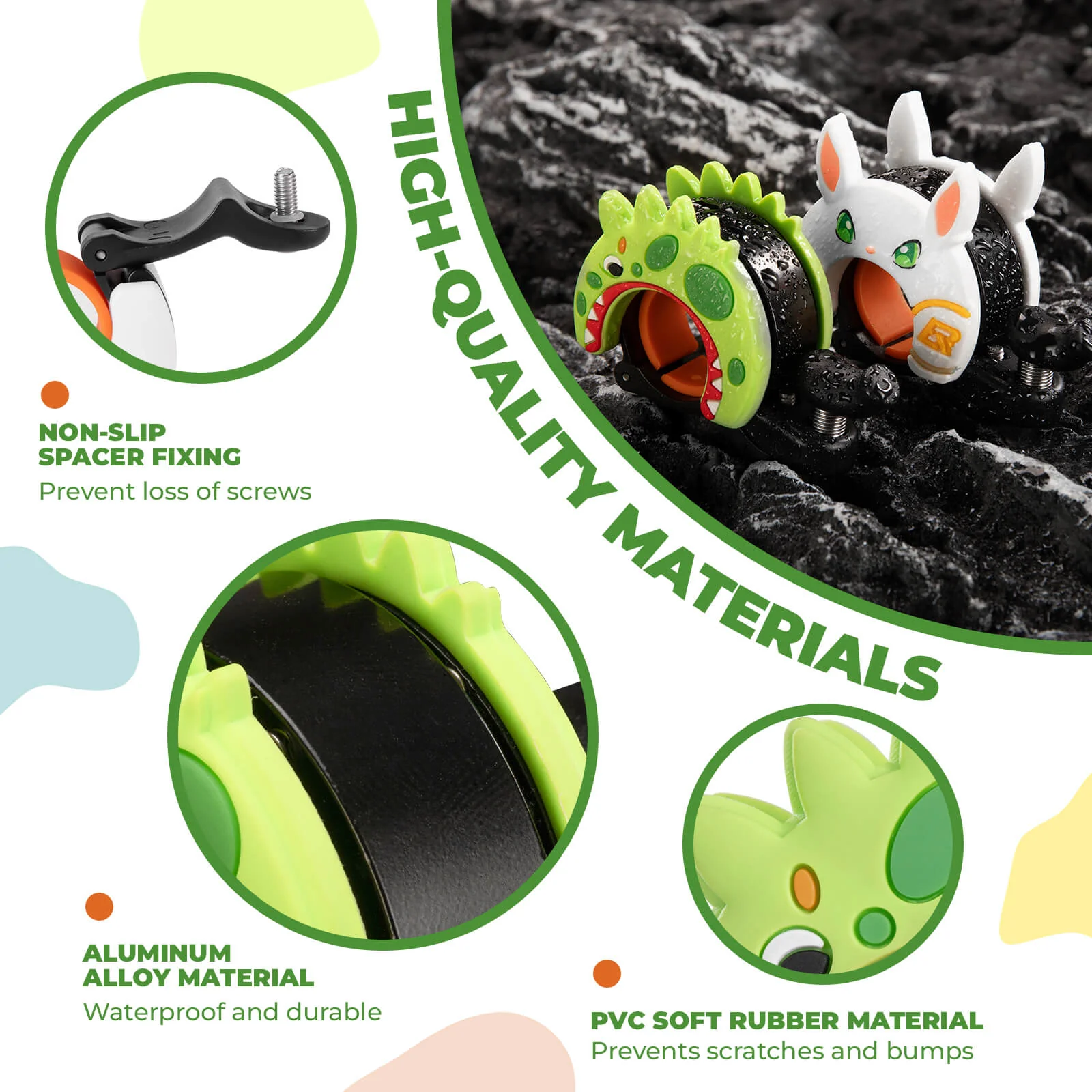 Detachable Full Face Helmet M Size & Cartoon Ring Bell - Image 14