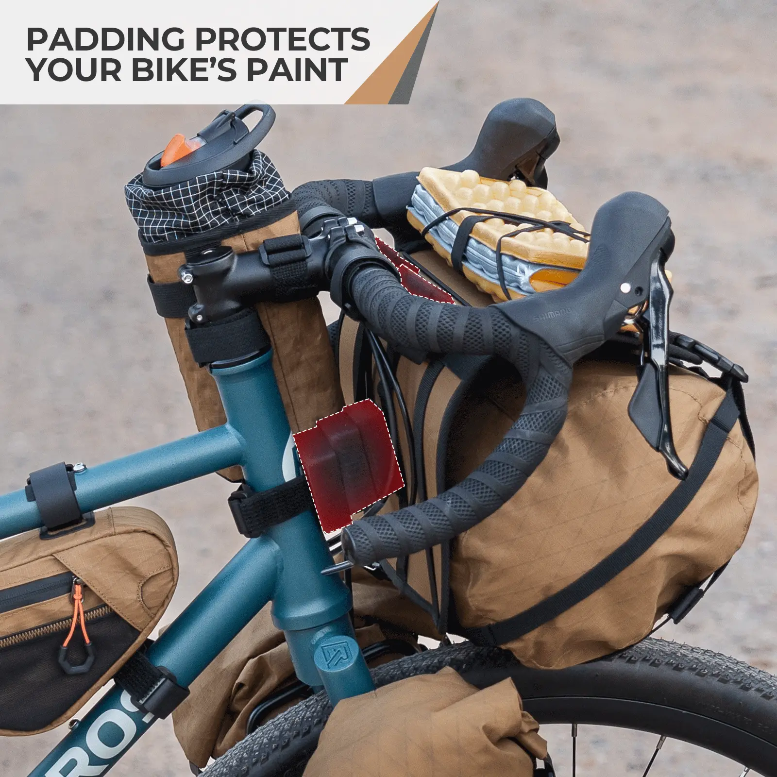 Bikepacking Front Handlebar Rack + Waterproof Compression Bag - Image 18