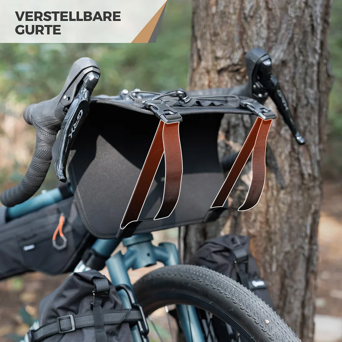 Bikepacking Front Handlebar Rack + Waterproof Compression Bag - Image 20