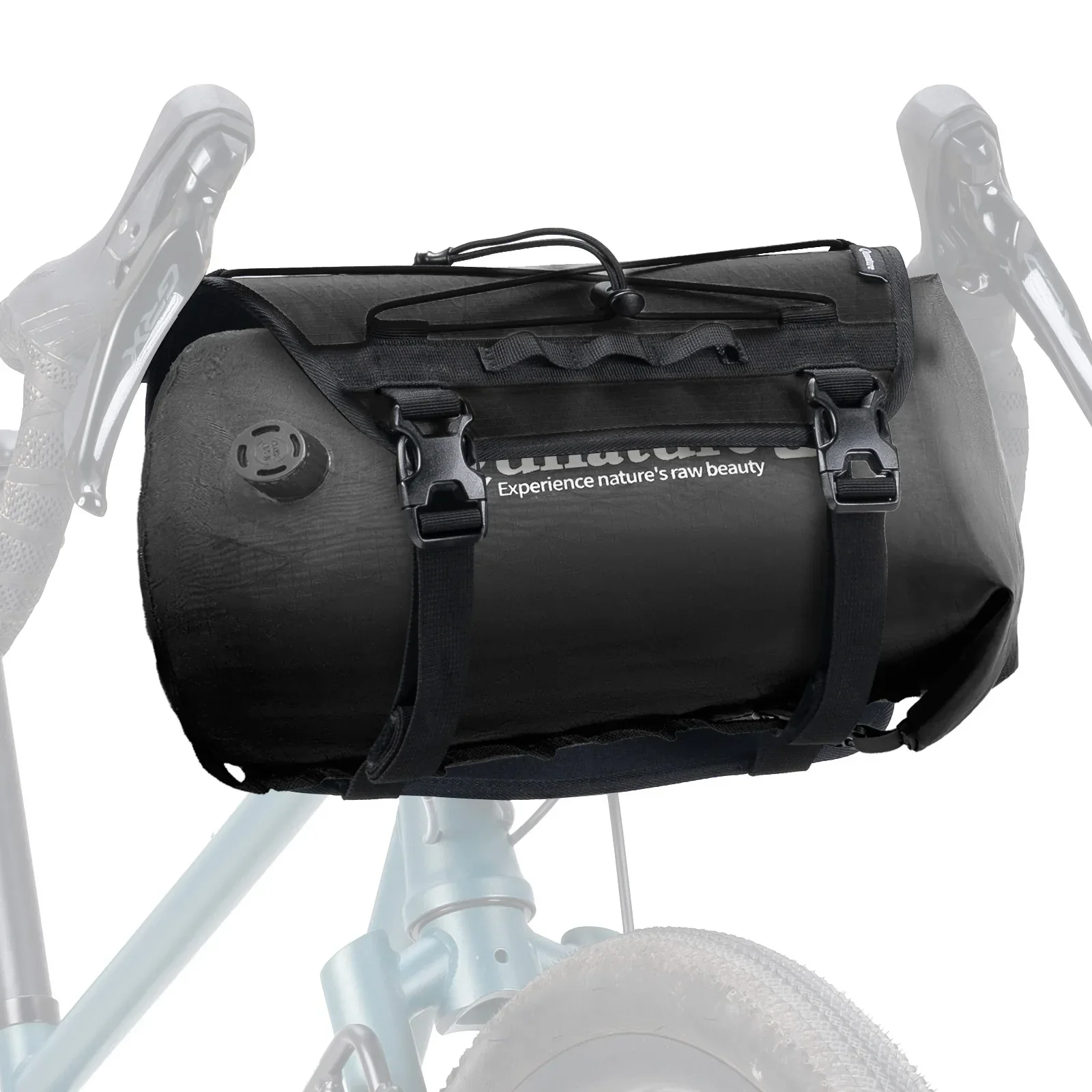Bikepacking Front Handlebar Rack + Waterproof Compression Bag - Image 3