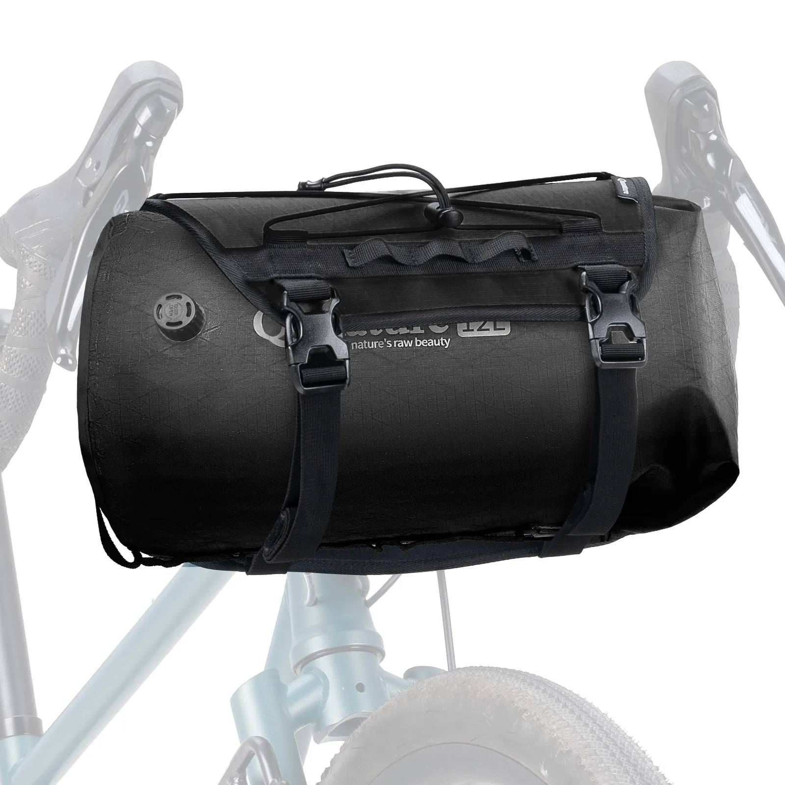 Bikepacking Front Handlebar Rack + Waterproof Compression Bag - Image 4