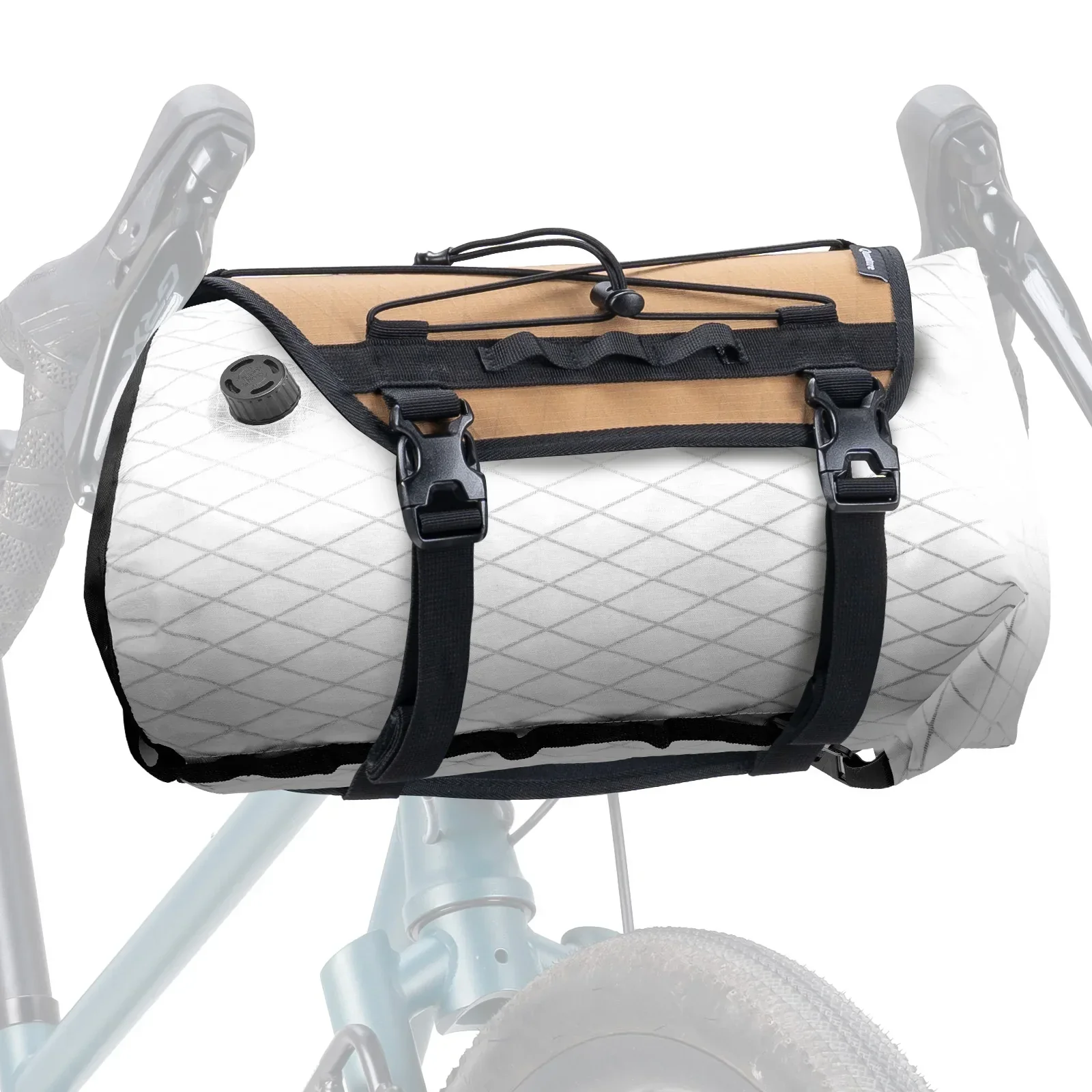 Bikepacking Front Handlebar Rack + Waterproof Compression Bag - Image 7