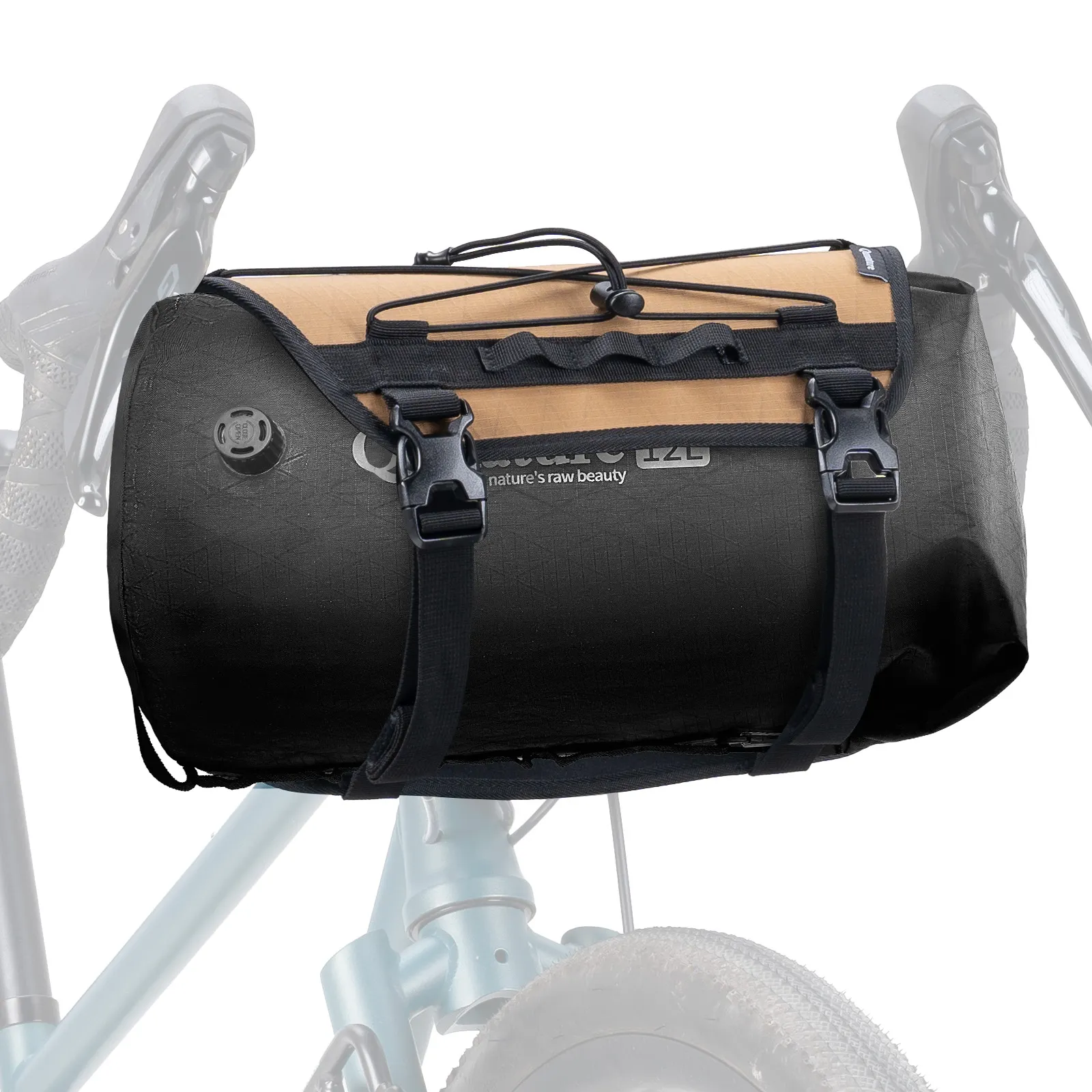 Bikepacking Front Handlebar Rack + Waterproof Compression Bag - Image 9