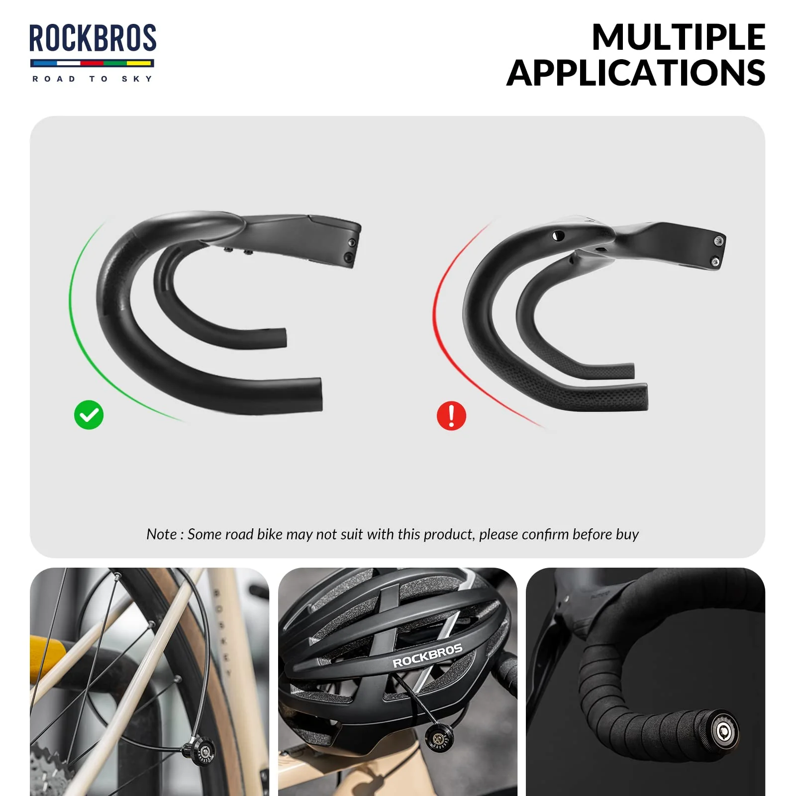 ROCKBROS Road-to-Sky Bicycle Cable Lock Mini Multifunctional Hidden 65cm - Image 7