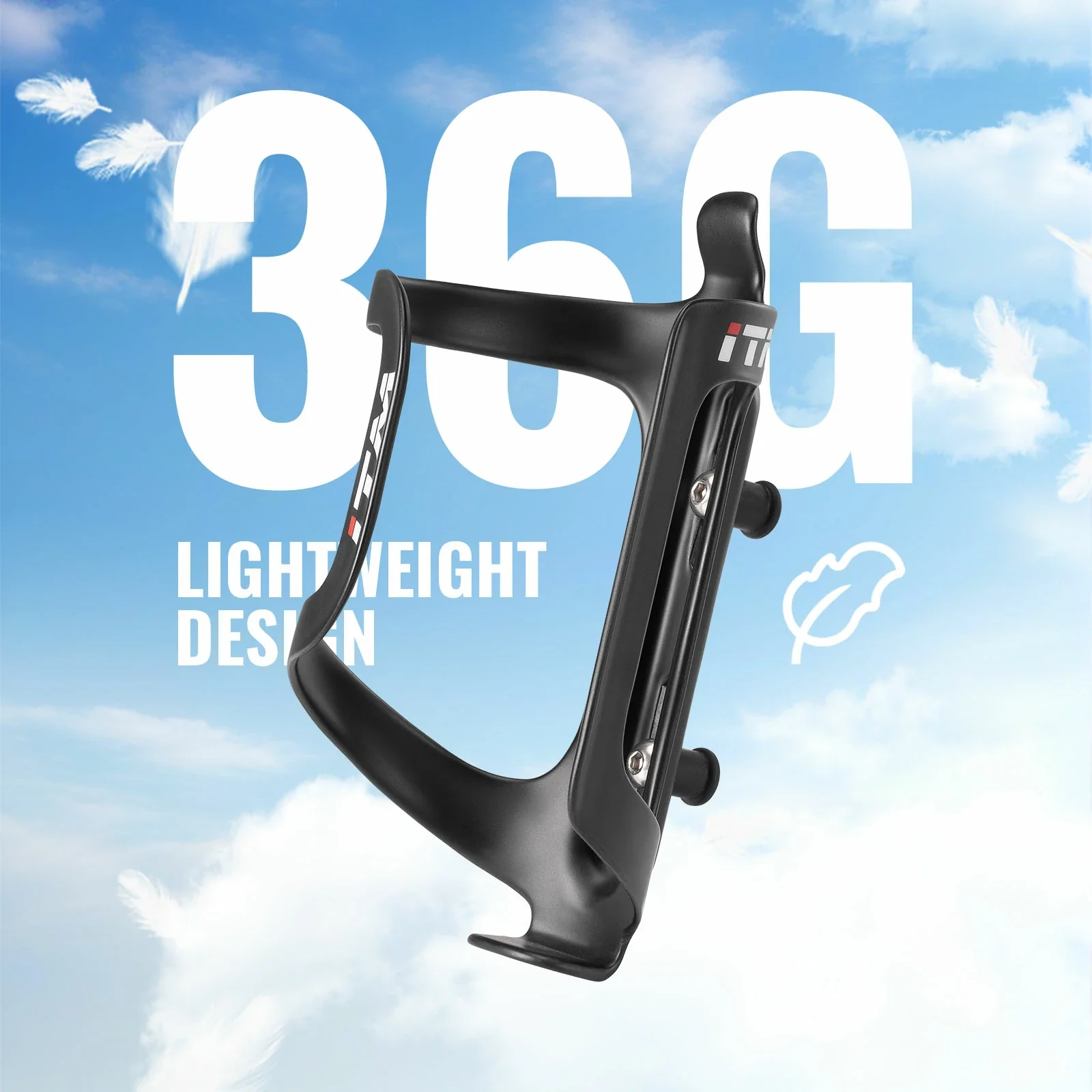 ITM Bike Bottle Cage Carbon Fiber Ultralight Sturdy - Image 26