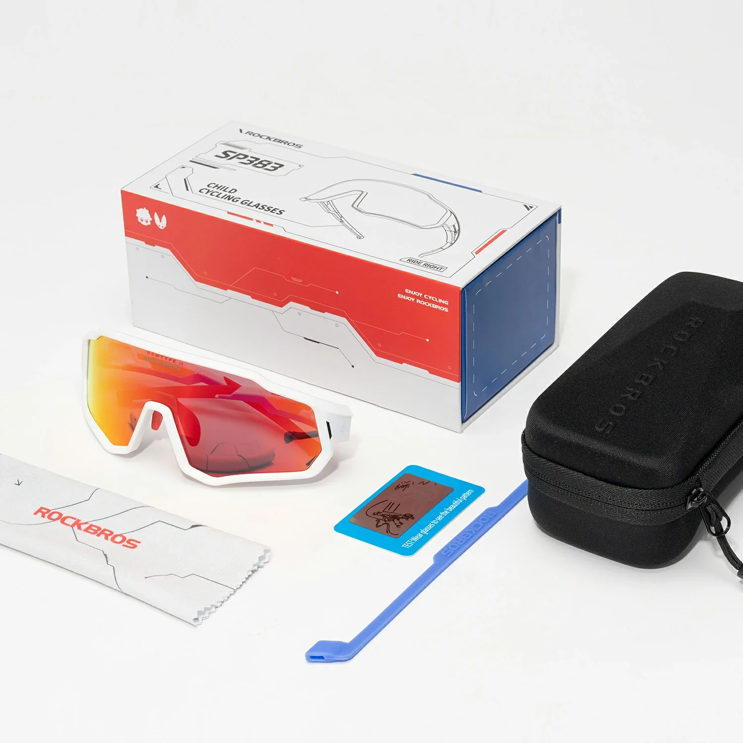 Kids Cycling Sunglasses Polarised & Photochromic UV400 Protection - Image 17