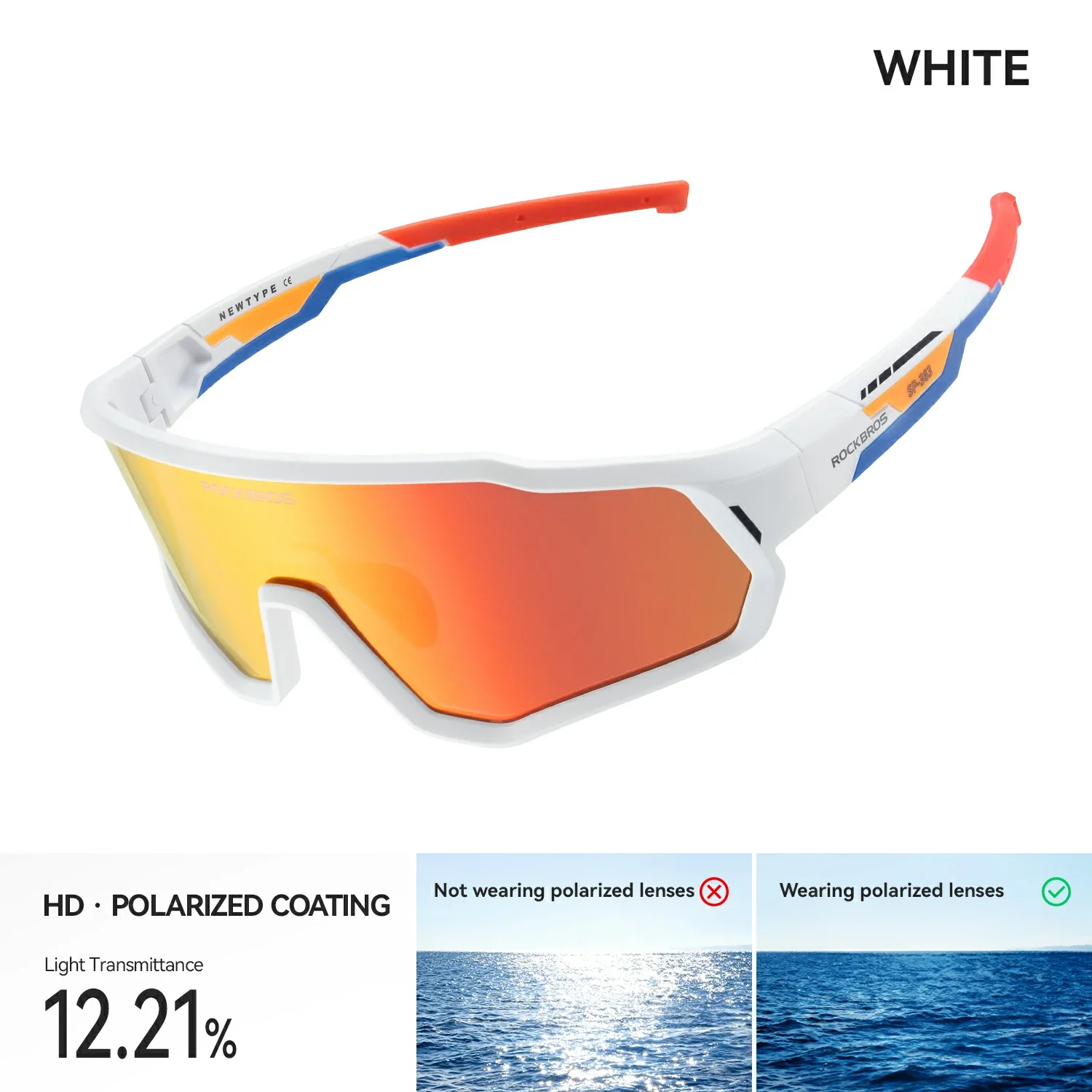Kids Cycling Sunglasses Polarised & Photochromic UV400 Protection - Image 8