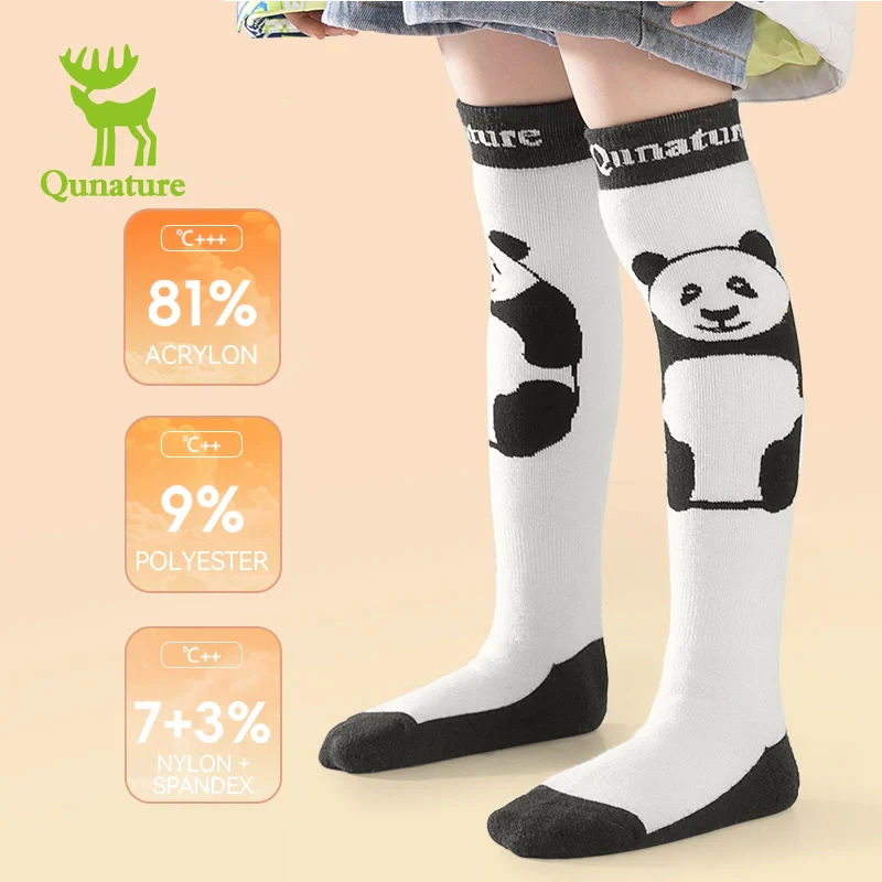 Kids Panda Ski Socks with Heat Retaining for Winter Sports - Image 5