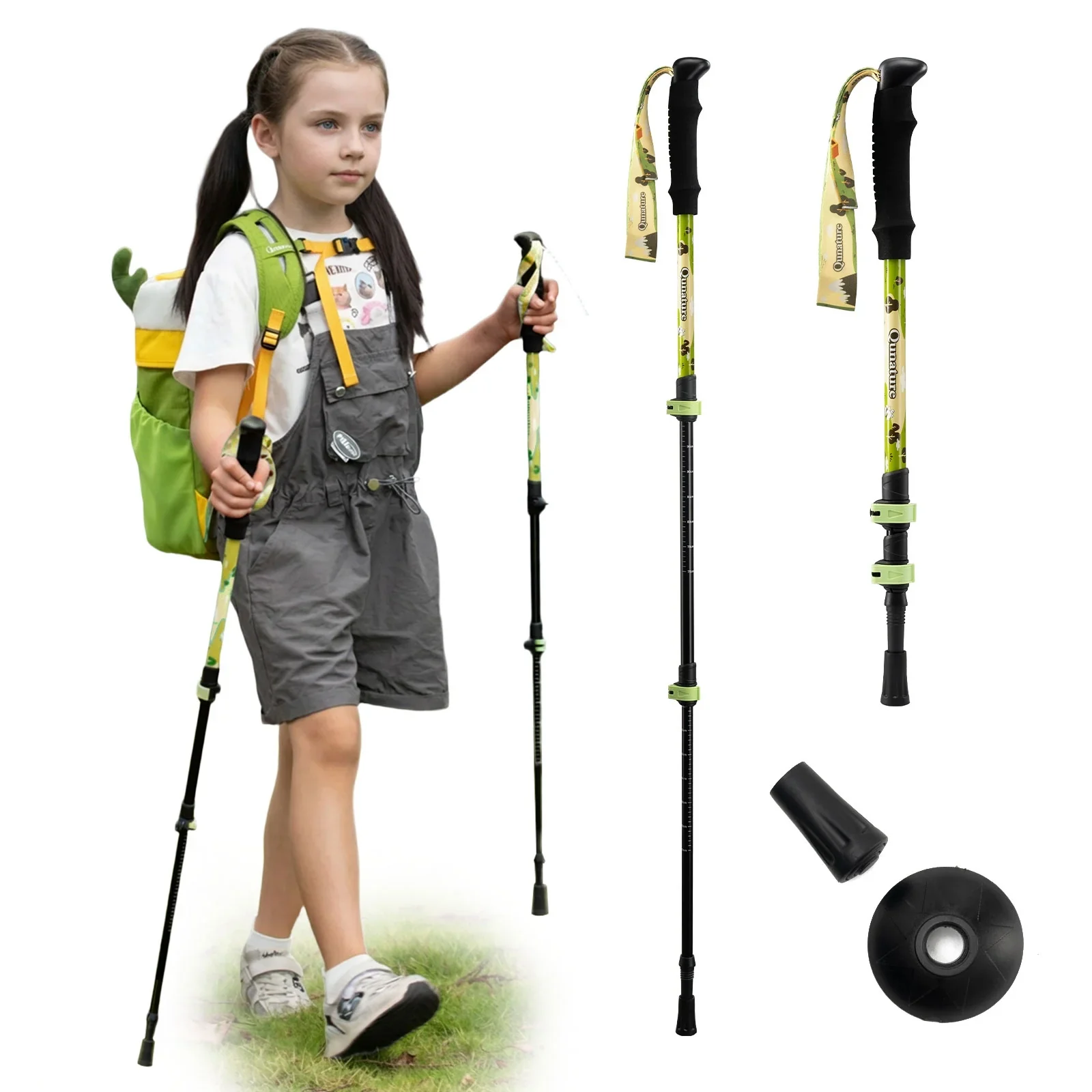 Kids Aluminum Trekking Pole with Adjustable Height - Image 3