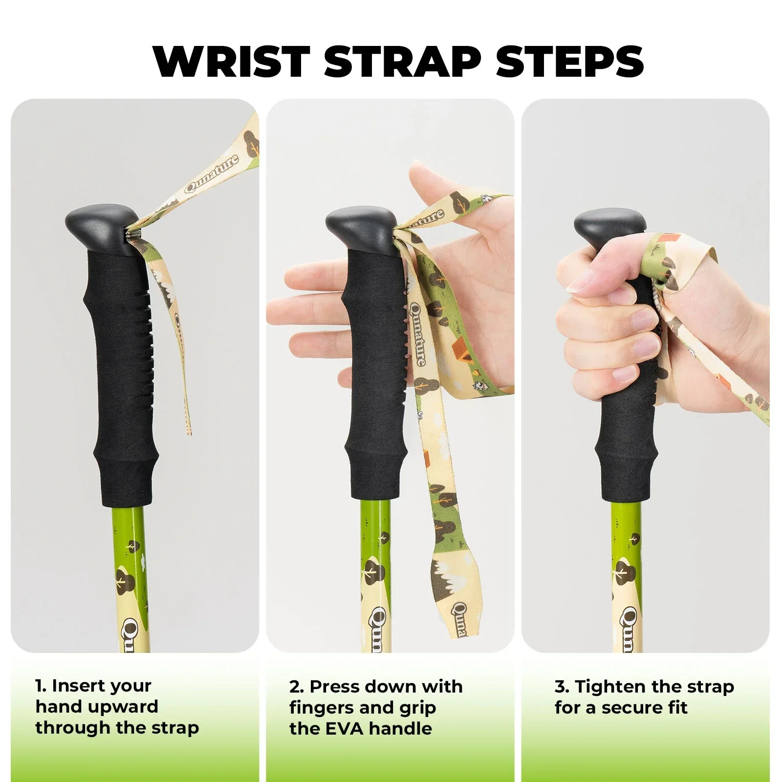 Kids Aluminum Trekking Pole with Adjustable Height - Image 9