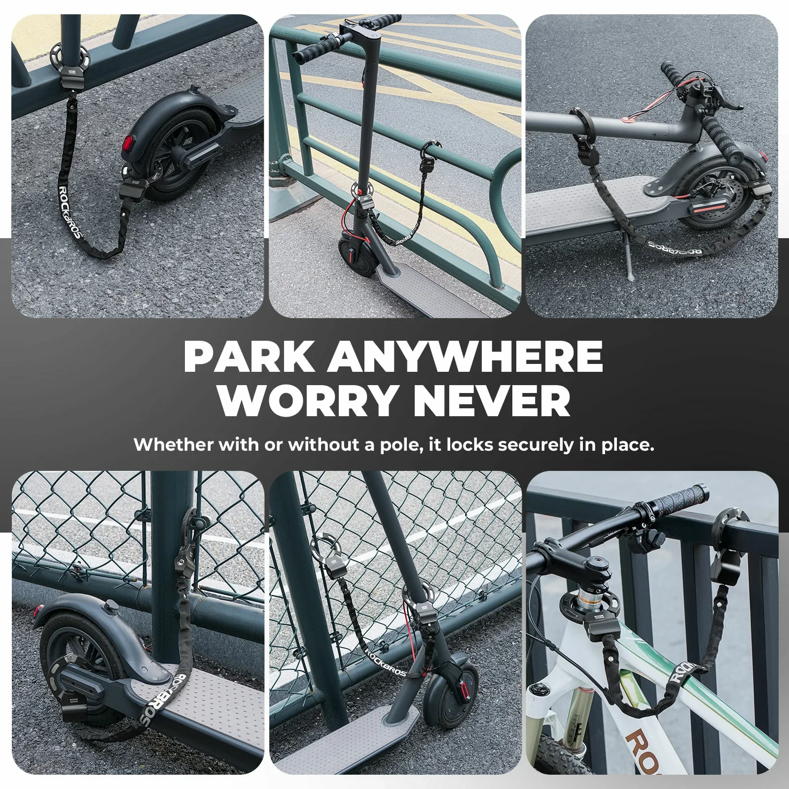 Lightweight Bike & E-Scooter Chain Lock - Image 9