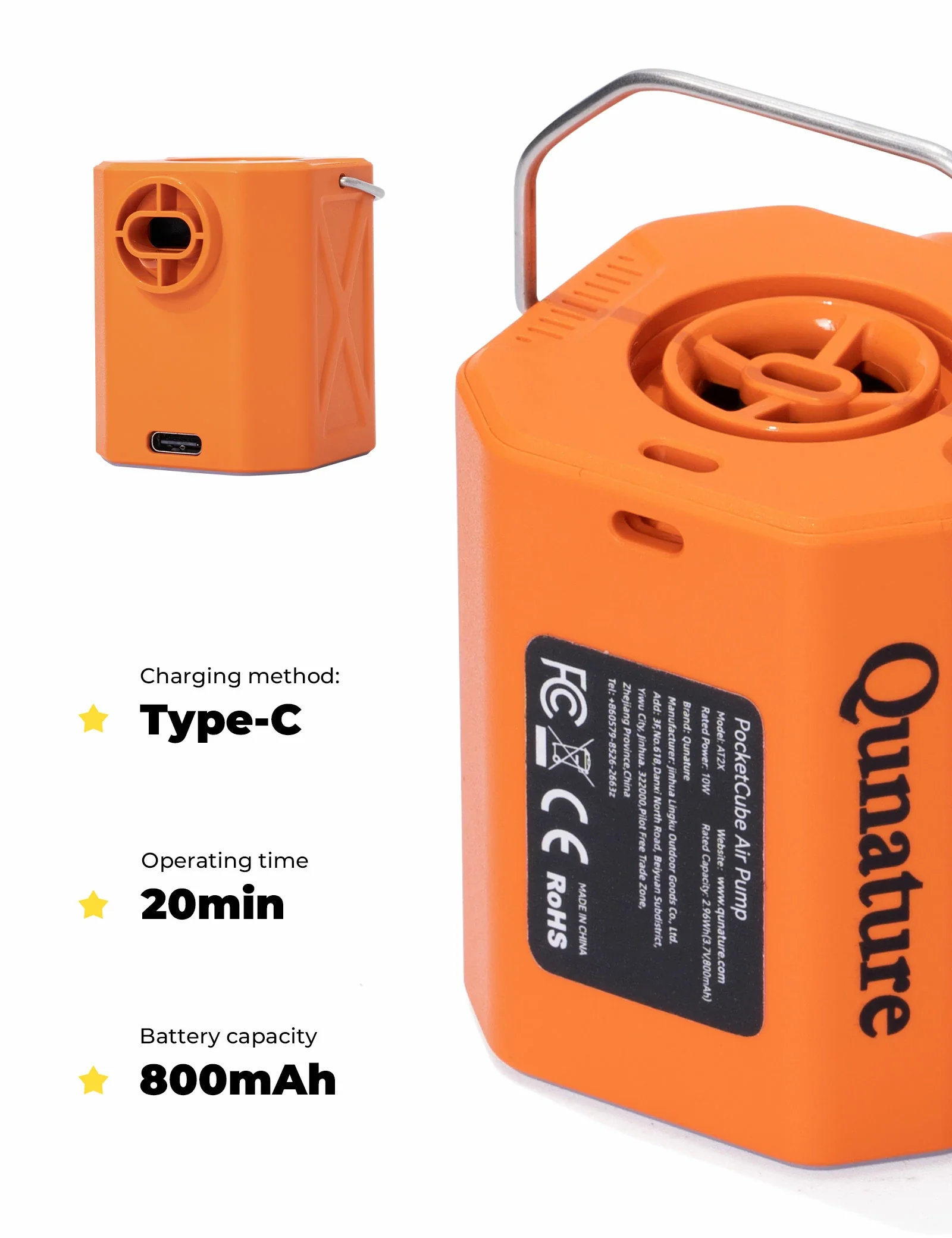 Mini Electric Air Pump for Camping - Image 8