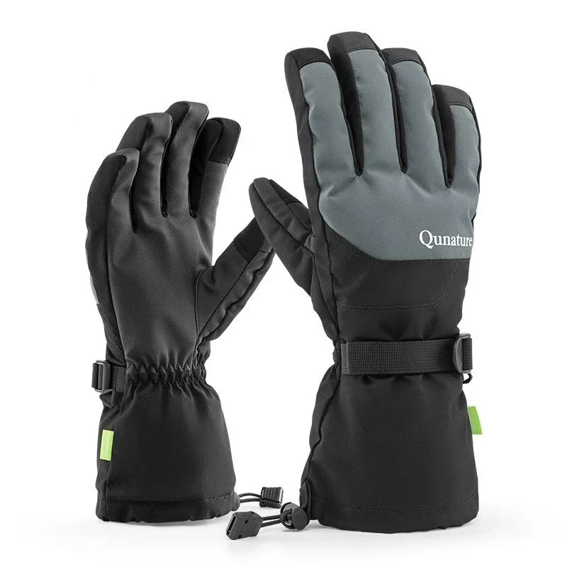 Outdoor Insulated Ski Gloves - Windproof Waterproof Touchscreen Compatible - Image 3