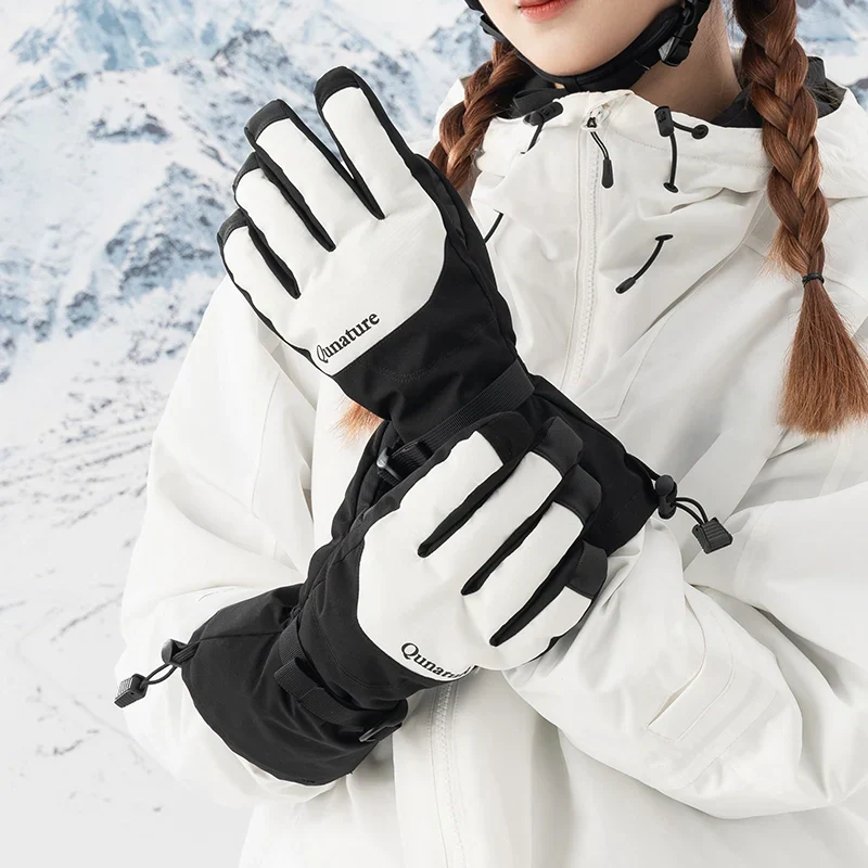 Outdoor Insulated Ski Gloves - Windproof Waterproof Touchscreen Compatible - Image 6