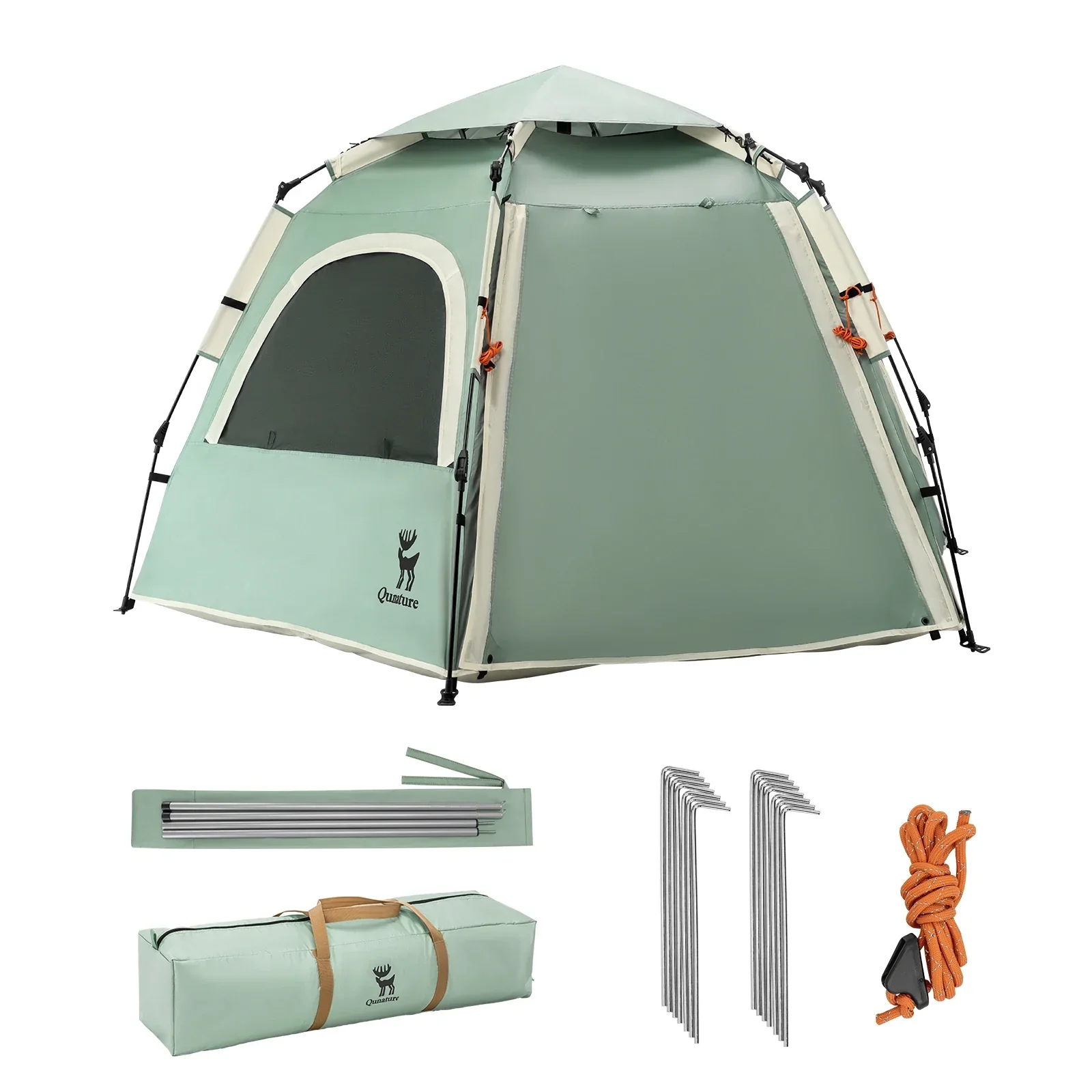 Quick Setup Hexagonal Tent UPF50+ Waterproof Lightweight - Image 4