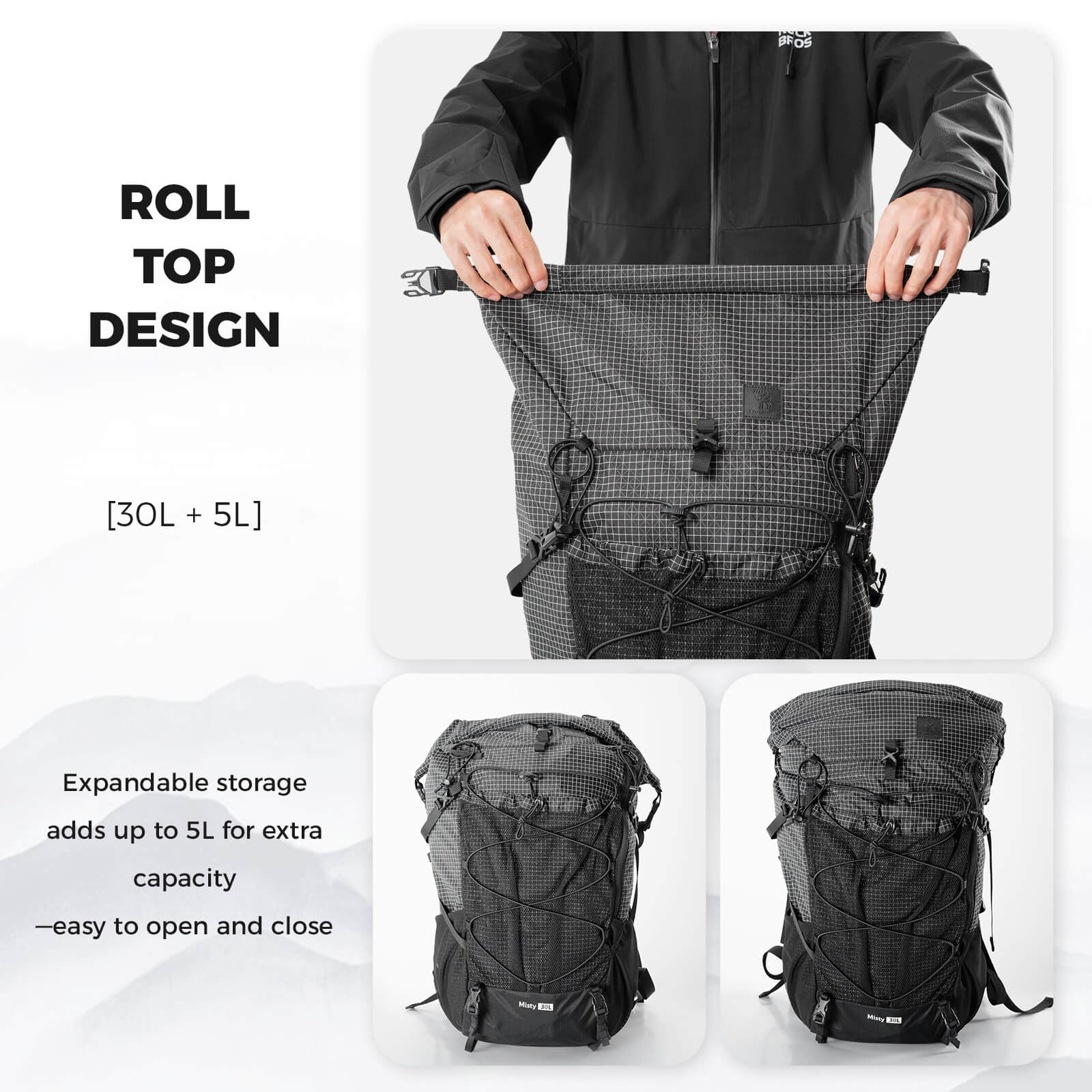 Qunature Hiking Backpack Lightweight - Image 8
