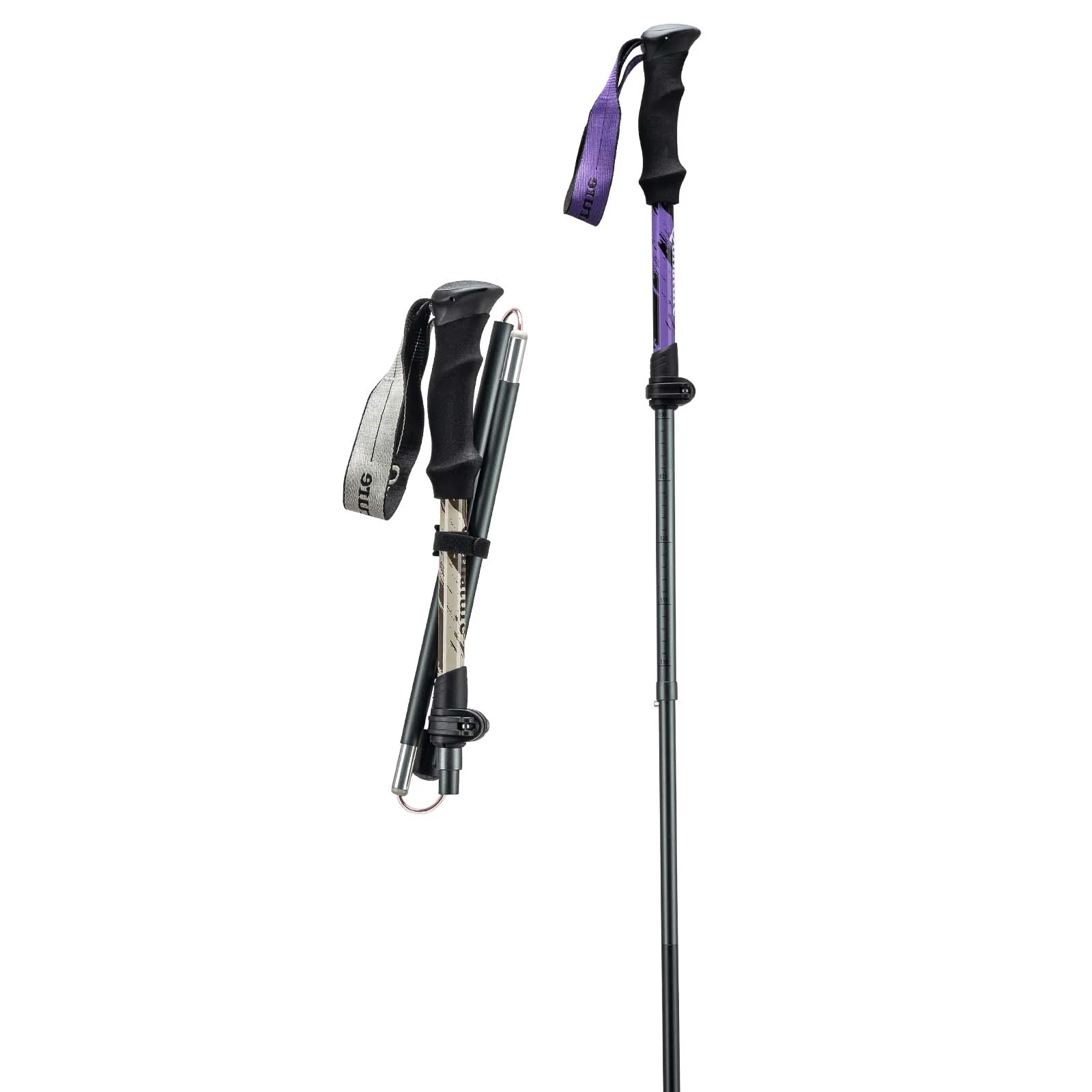 Qunature Trekking Poles Lightweight Foldable 110-130cm - Image 7