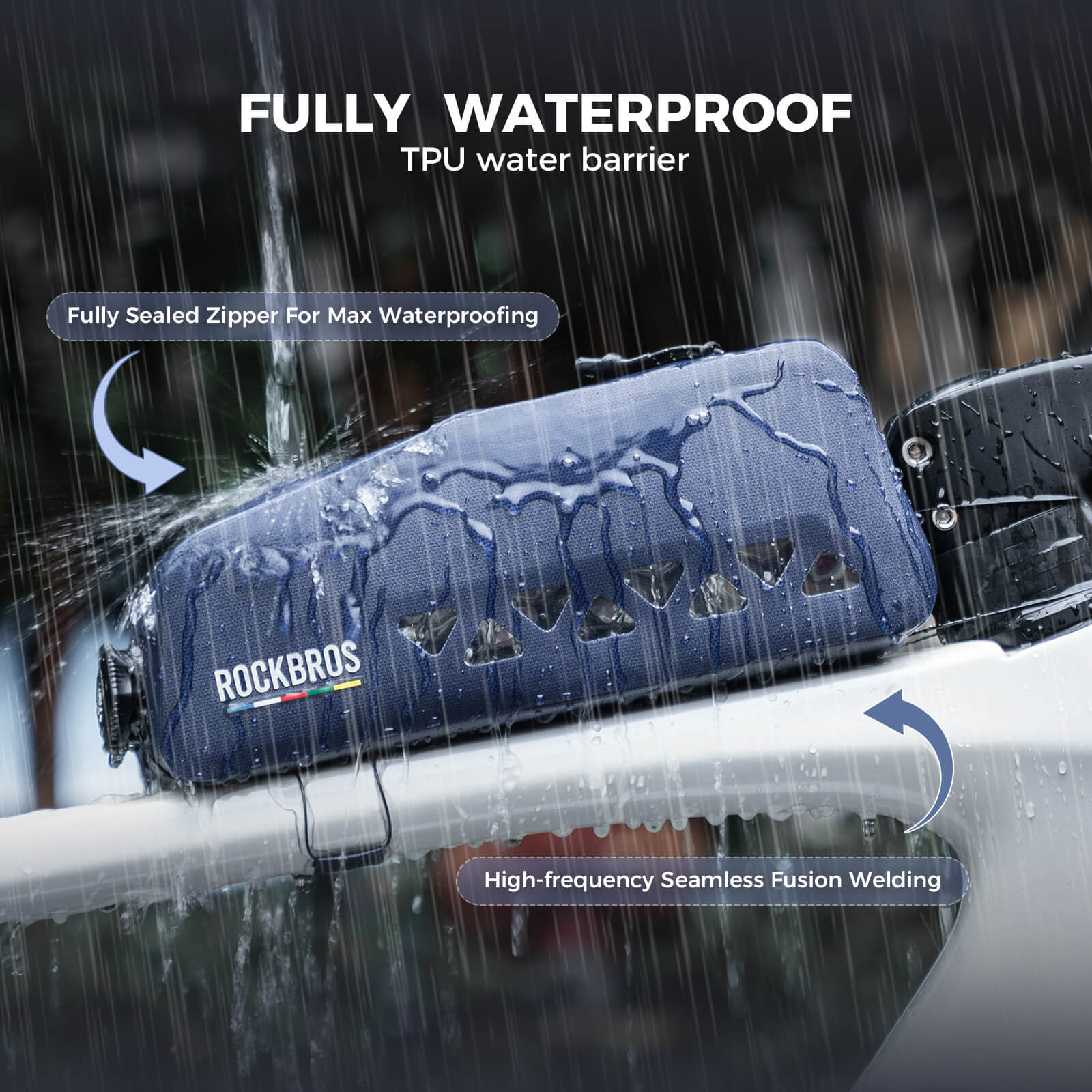 Road-to-Sky Bike Frame Bag 100% Waterproof 1L - AS-142 - Image 15