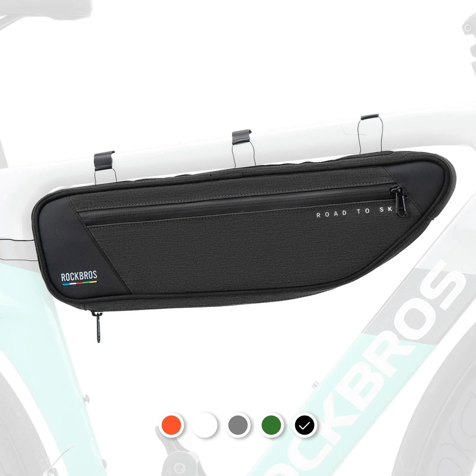 ROCKBROS Road-to-Sky Bike Frame Bag Reflective Waterproof Triangular Bag - Image 33
