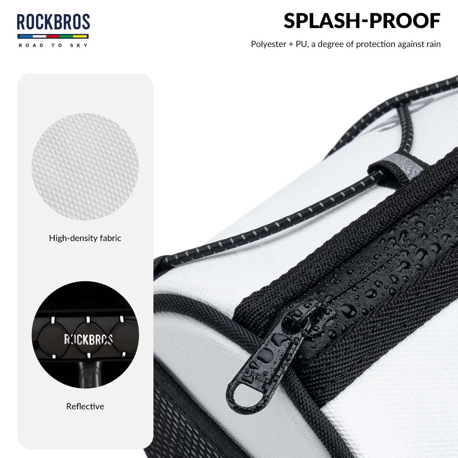 ROCKBROS Road-to-Sky Bicycle Handlebar Bag Front Bag for Bikes 5 Colors - Image 18