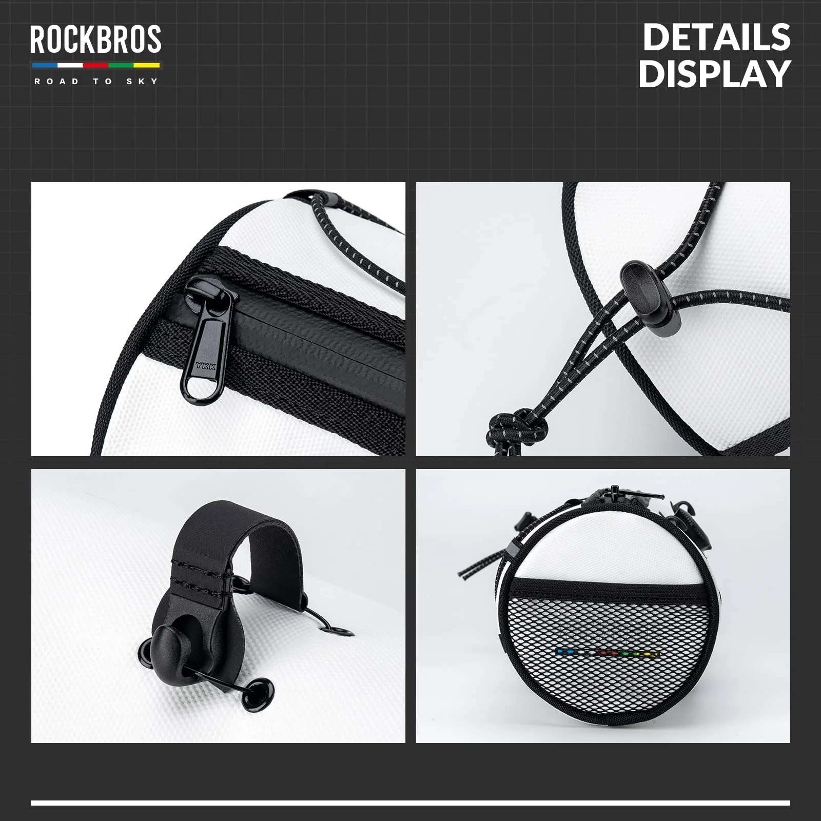 ROCKBROS Road-to-Sky Bicycle Handlebar Bag Front Bag for Bikes 5 Colors - Image 20