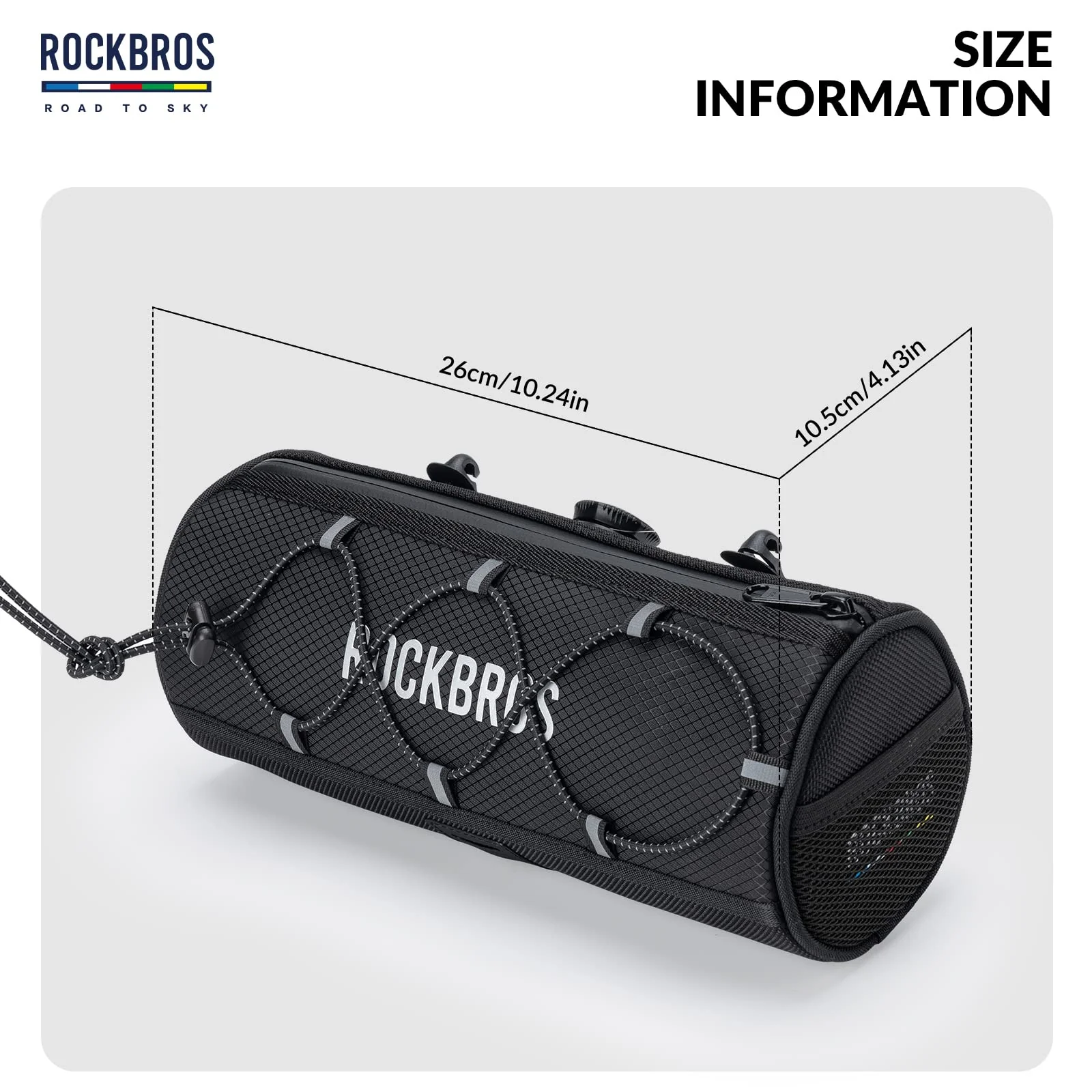 ROCKBROS Road-to-Sky Bicycle Handlebar Bag Front Bag for Bikes 5 Colors - Image 31