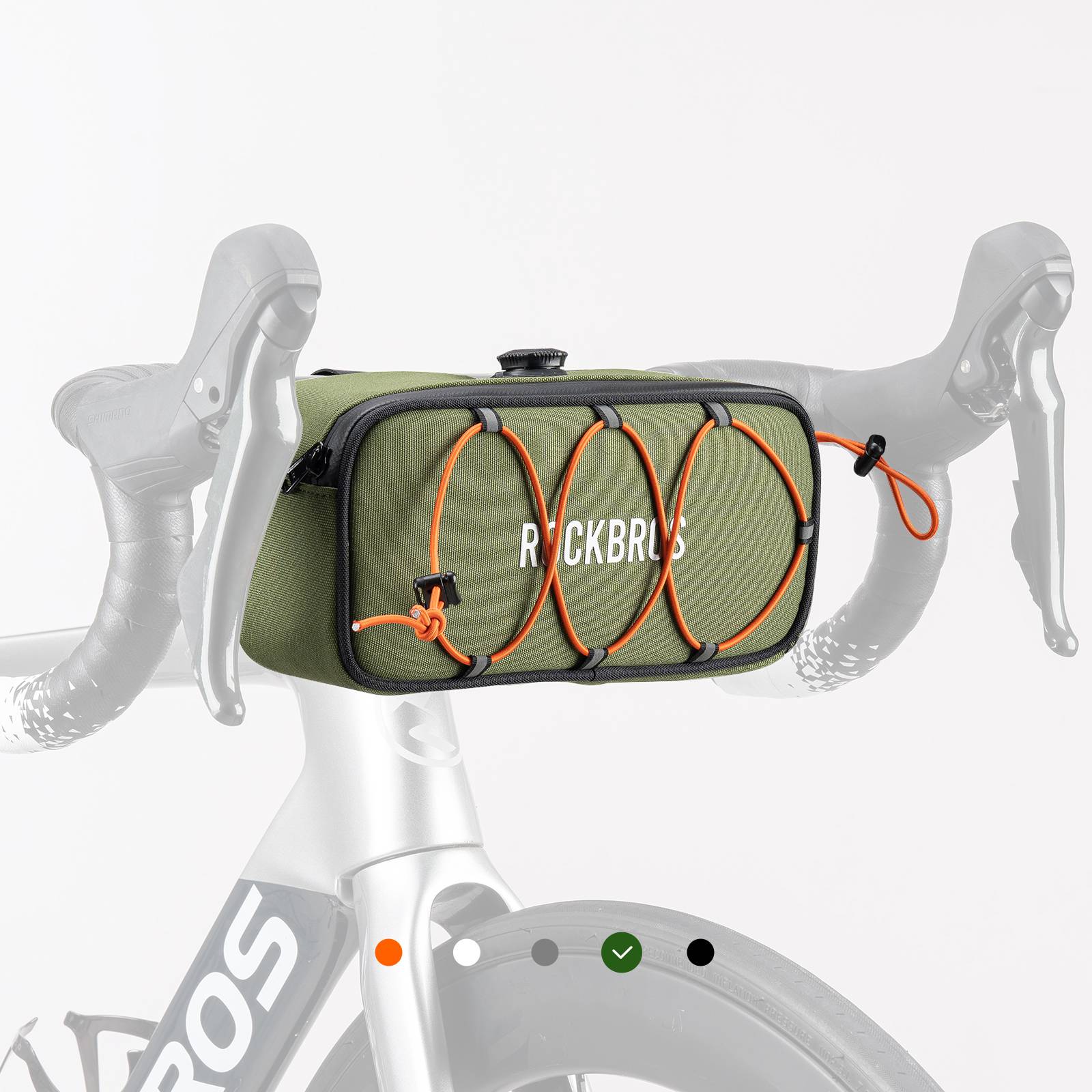 ROCKBROS Road-to-Sky Bicycle Handlebar Bag Waterproof Front Bag 1.9L - Image 8