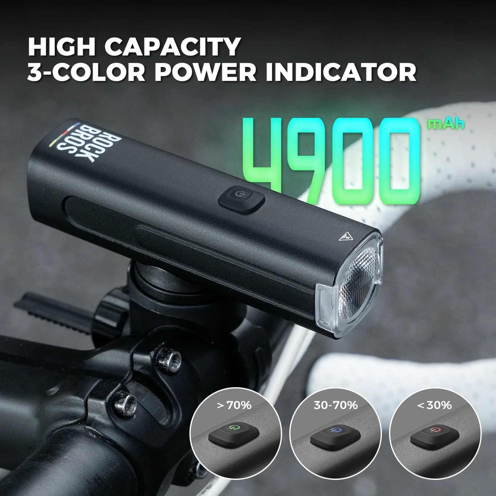 ROAD TO SKY Up to 1500 Lumens Bike Front Light - Image 13