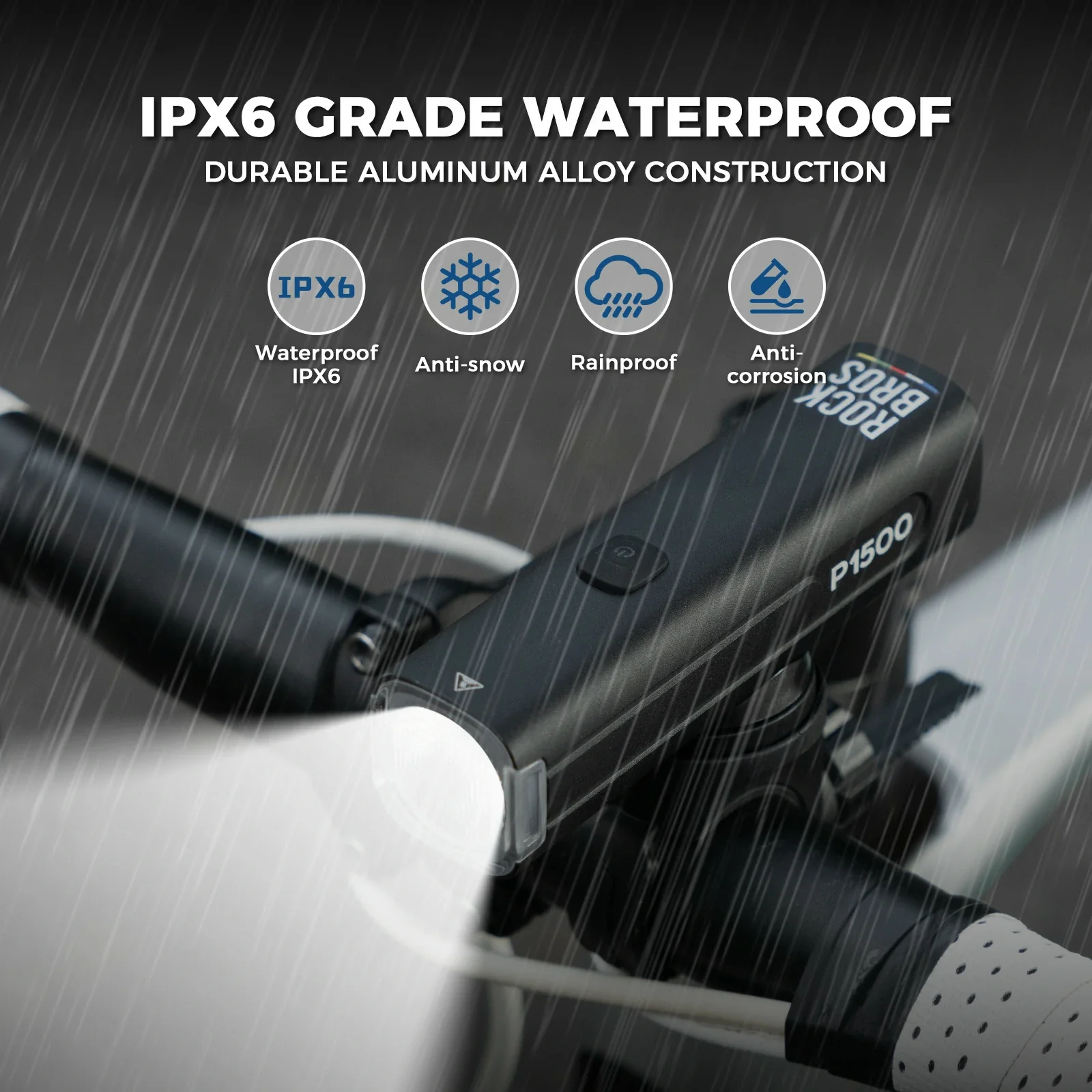 ROAD TO SKY Up to 1500 Lumens Bike Front Light - Image 14